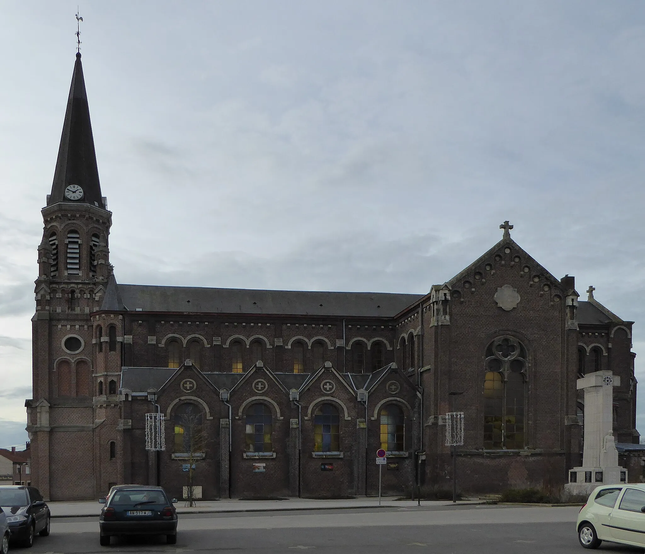 Photo showing: Wervicq-Sud (France, dépt. Nord), église de Notre Dame de l'Immaculée Conception.