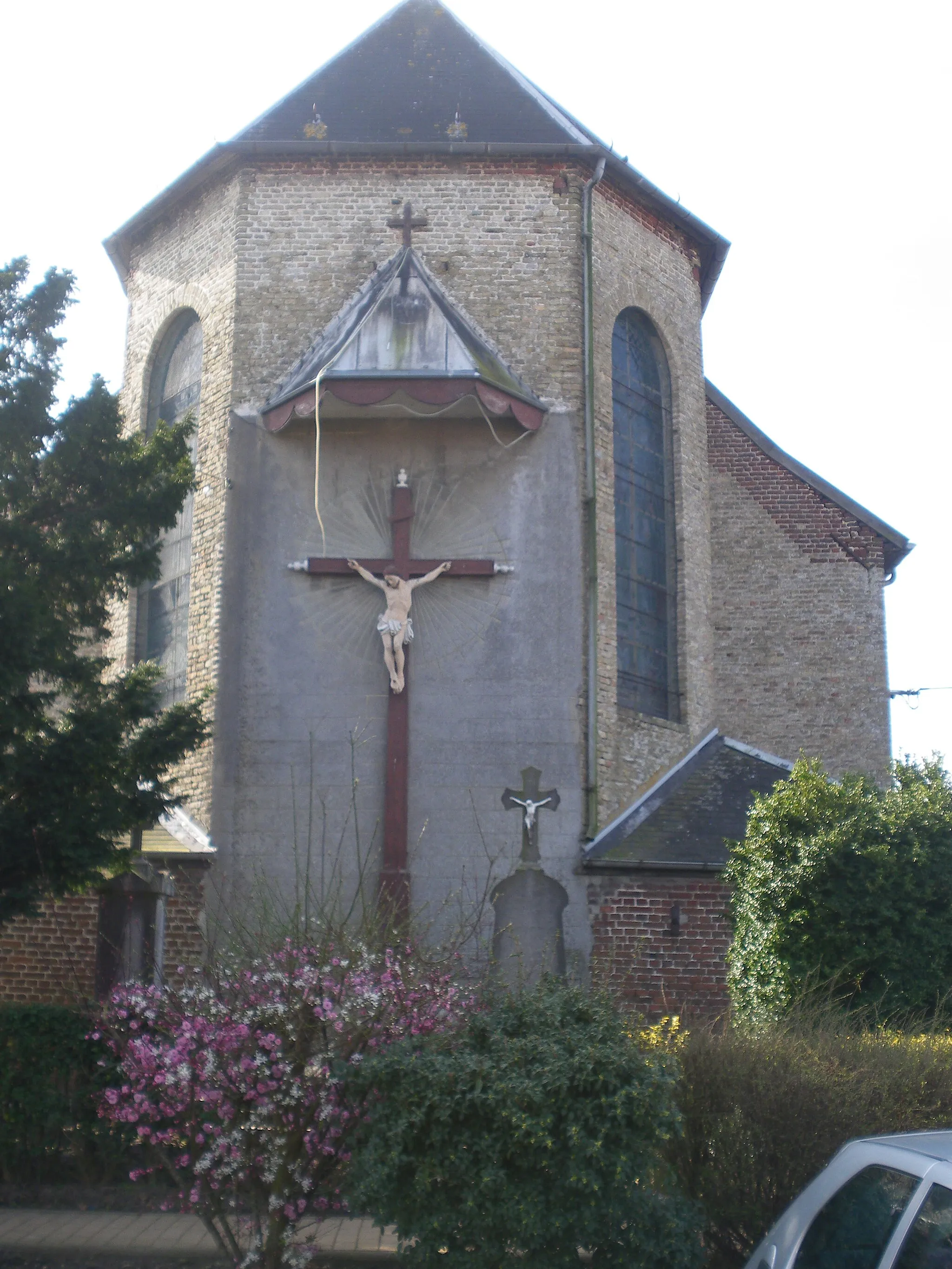 Photo showing: Vue du calvaire de l'église de Wylder.