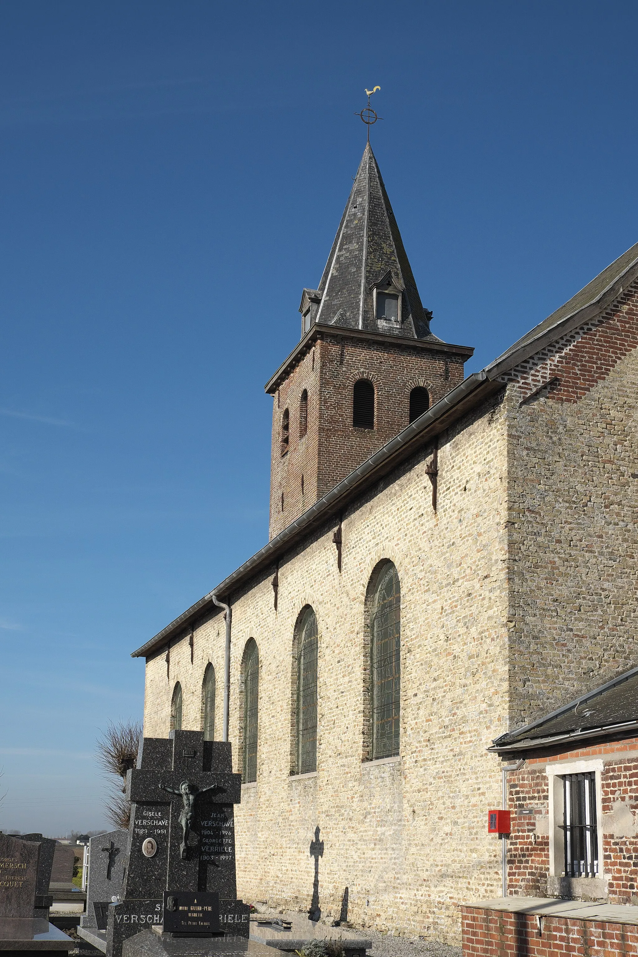 Photo showing: Kirche Saint-Martin in Wylder im Département Nord (Nord-Pas-de-Calais/Frankreich)