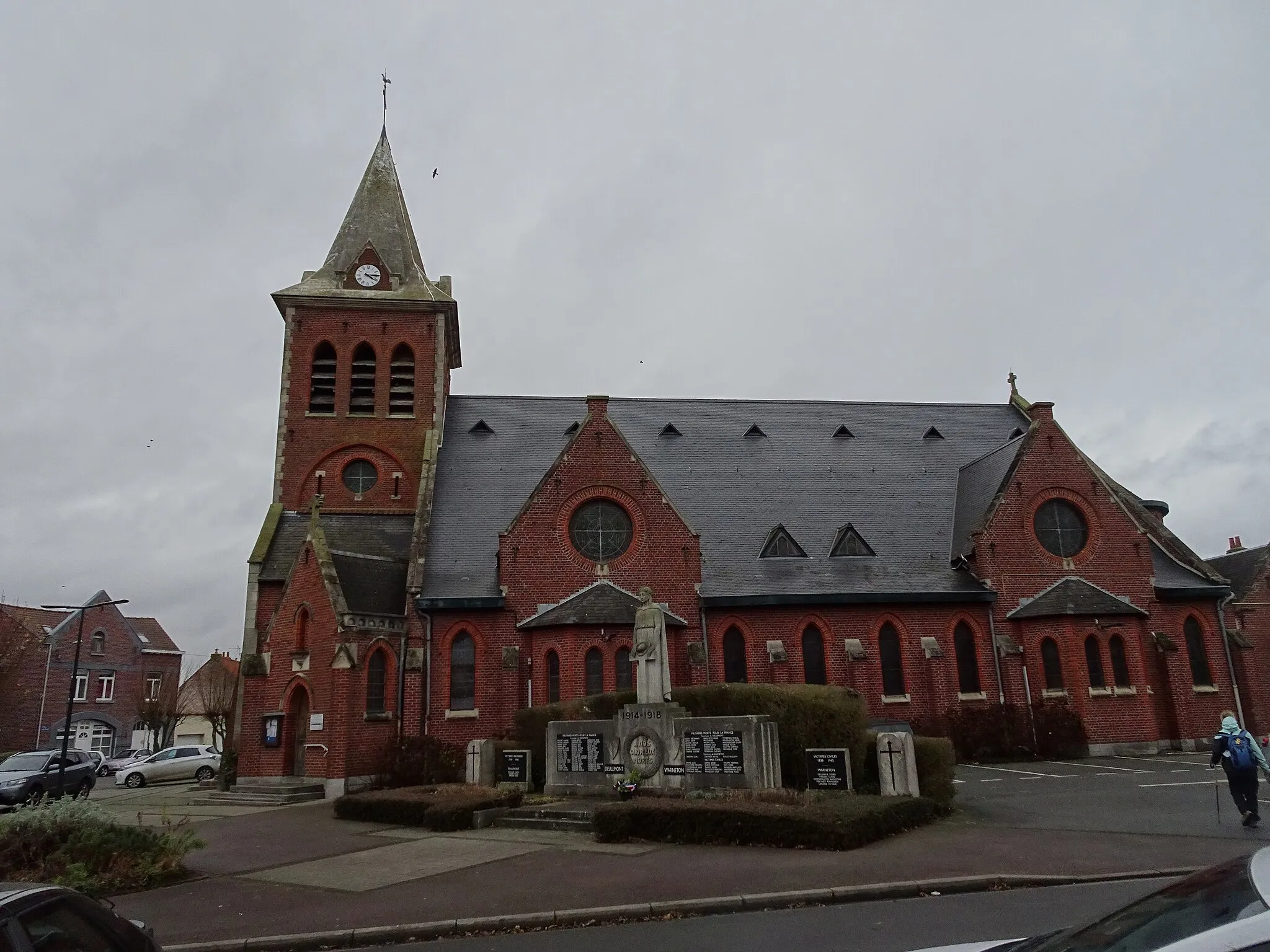 Photo showing: L'église Saint-Symphorien en 2020 Deûlémont , Nord
