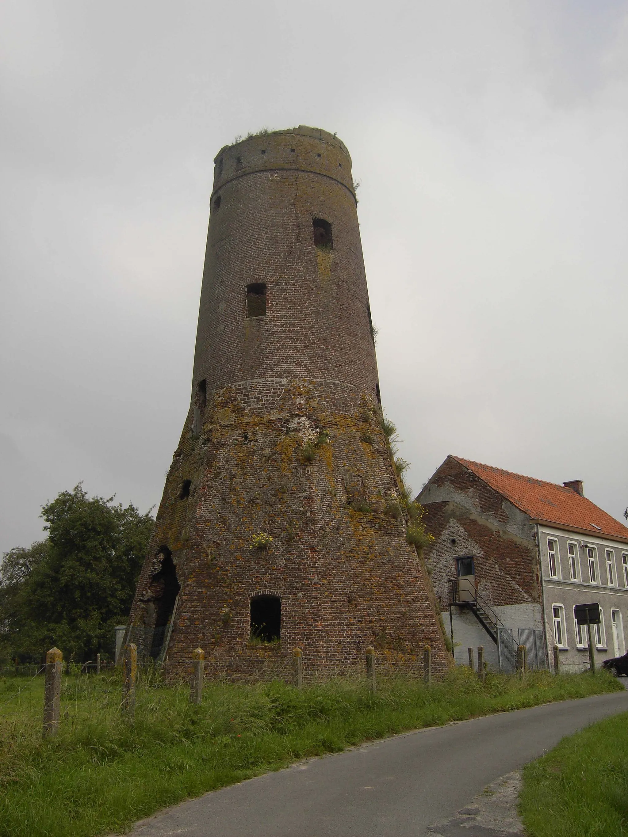 Photo showing: Melsen - windmill (1771) (Merelbeke)