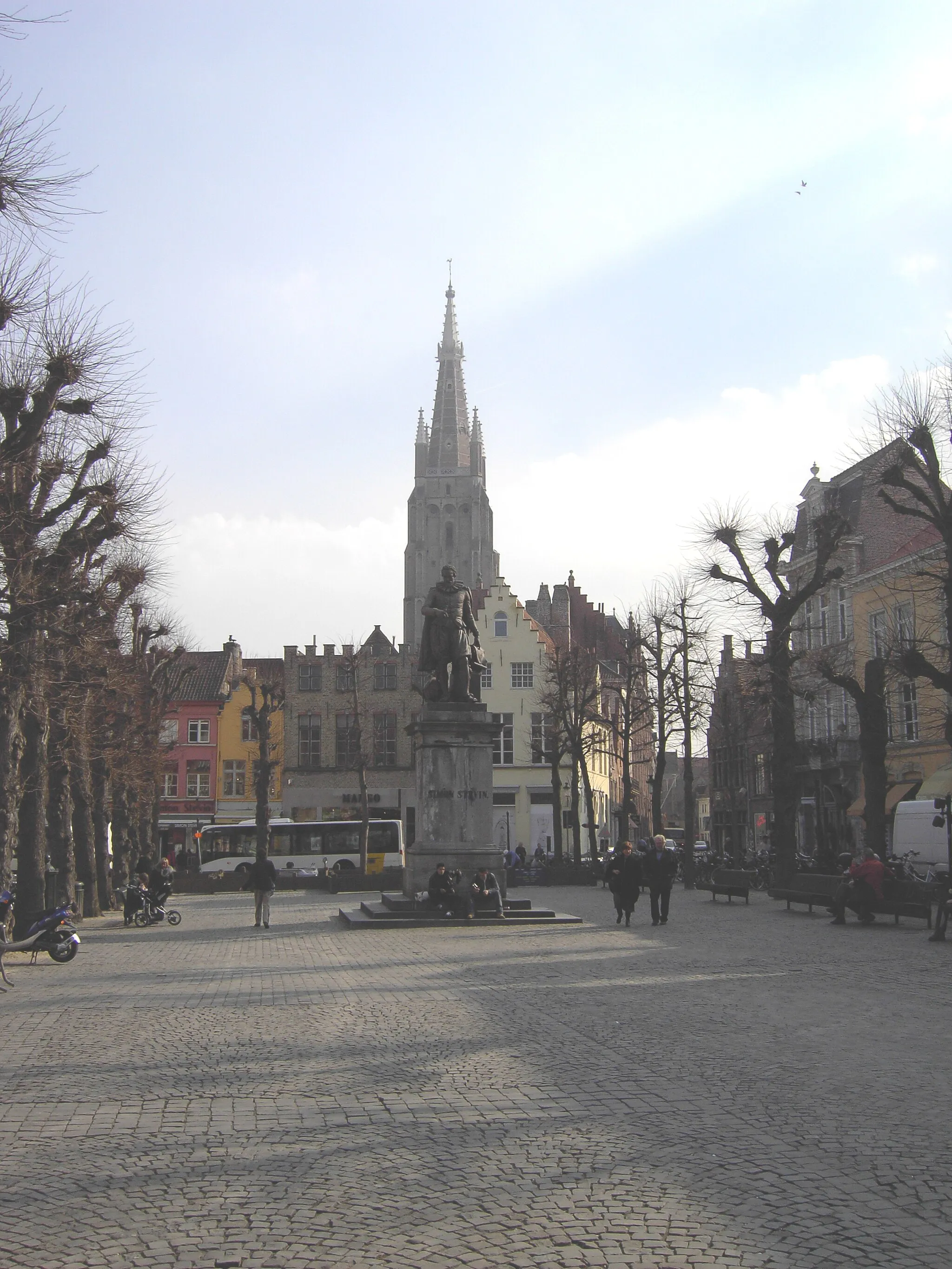 Photo showing: Brugge in Belgium - Simon Stevinplein