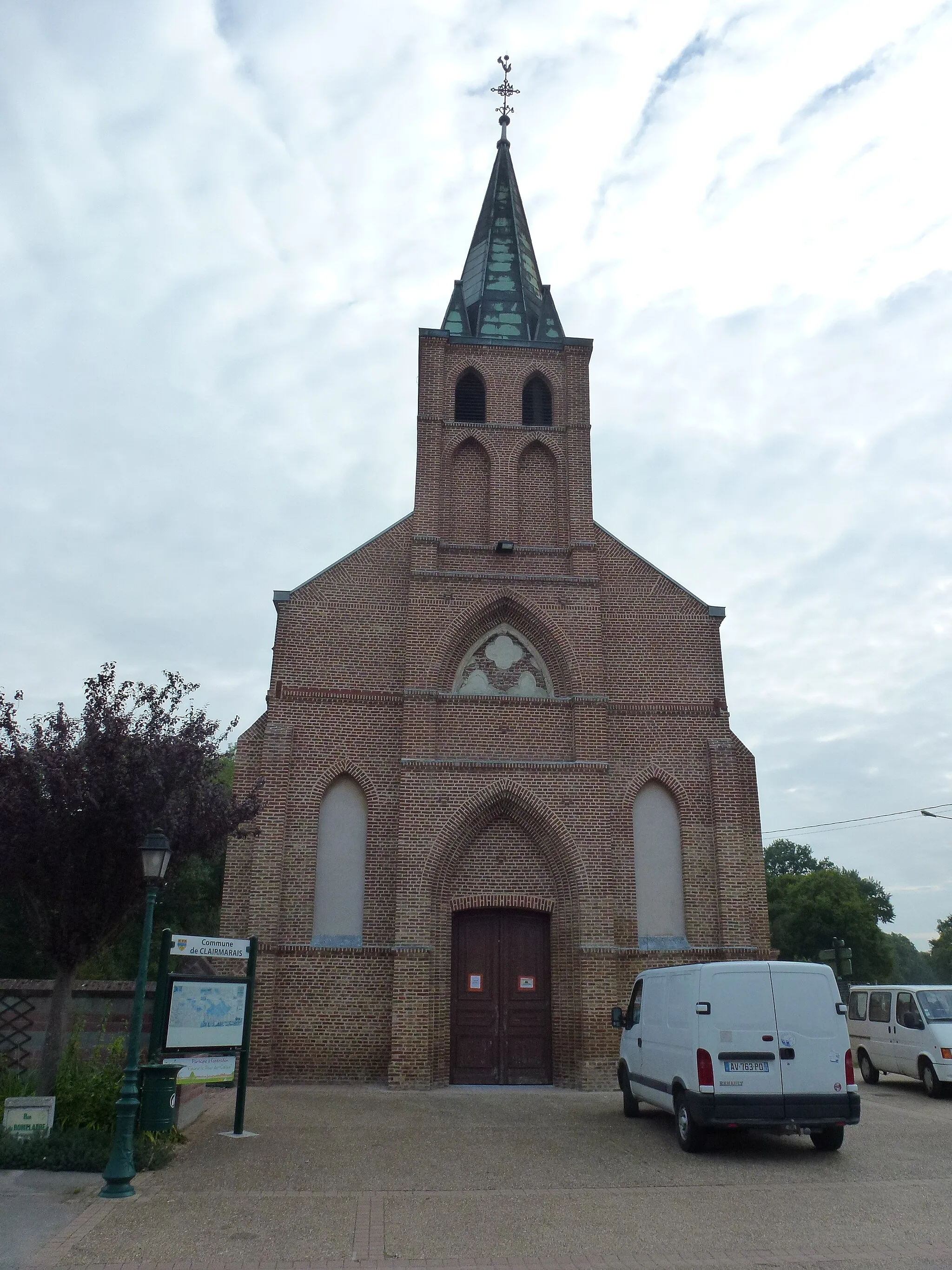 Photo showing: Clairmarais (Pas-de-Calais, Fr) l'église en restauration 2013