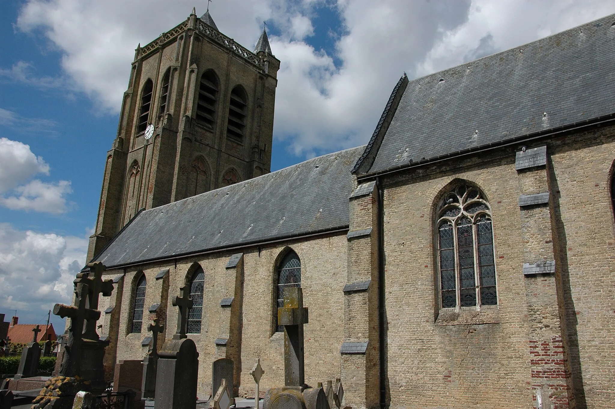 Photo showing: Eglise Saint-Sylvestre à Rubrouck