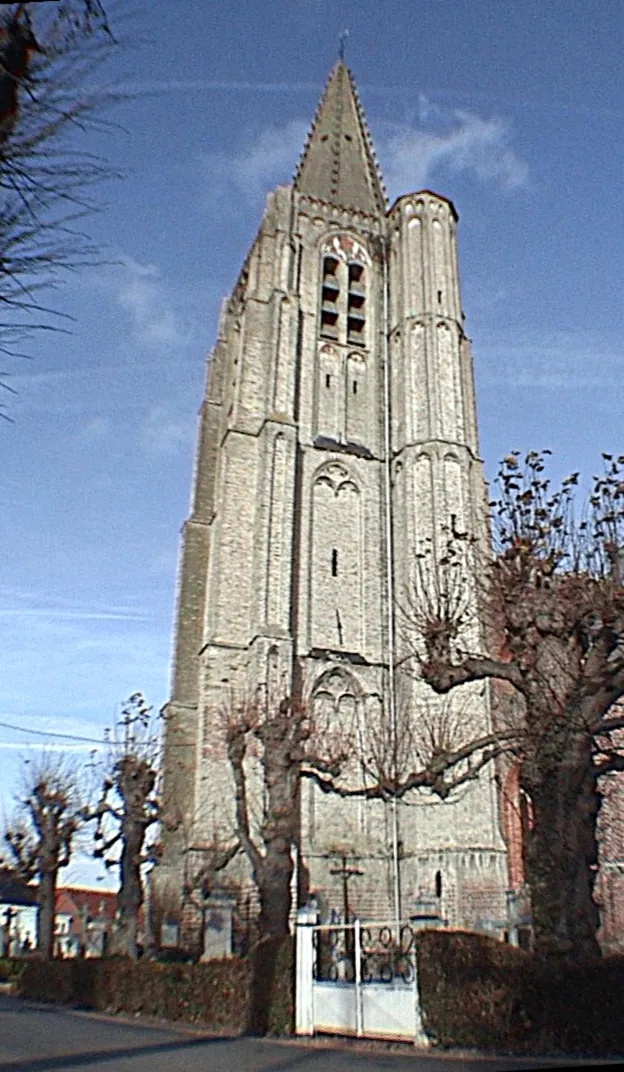 Photo showing: L'église Saint-Antoine (Houtkerque)