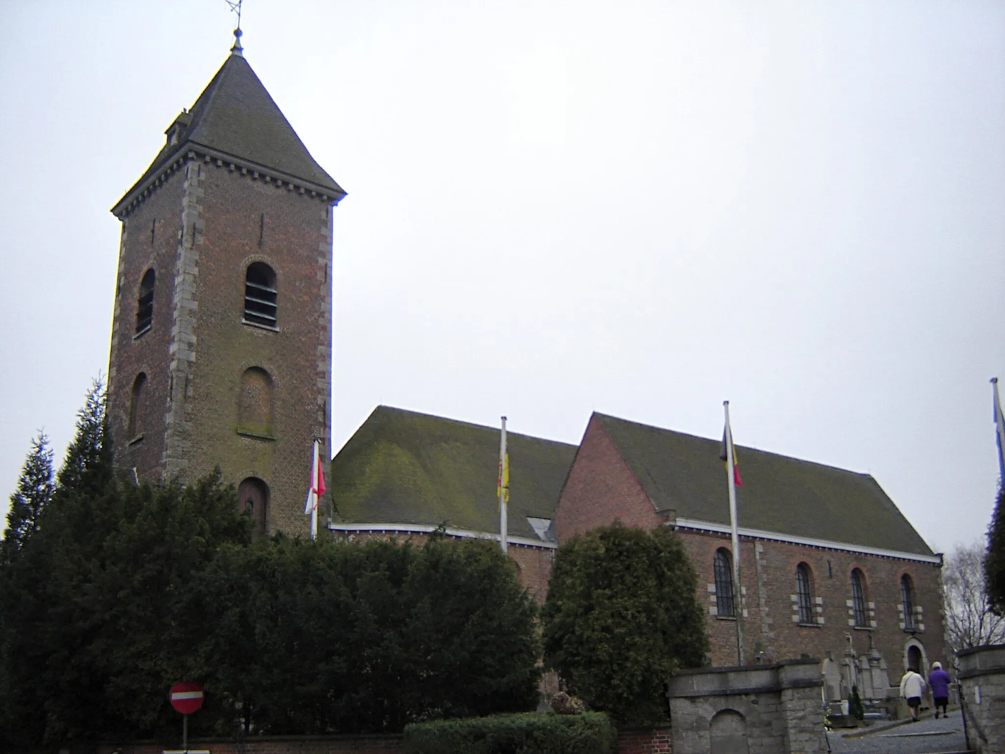 Photo showing: Eglise Saint-Aubert. Church of Mont-Saint-Aubert in Tournai, Hainaut, Belgium