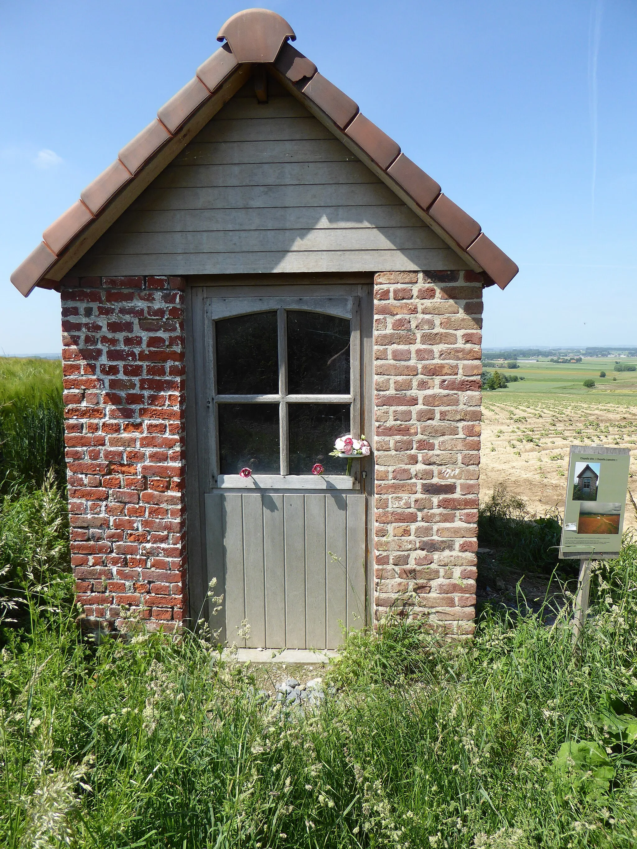 Photo showing: La chapelle Lepoutre Mont-Saint-Aubert (Tournai) Hainaut, Belgique