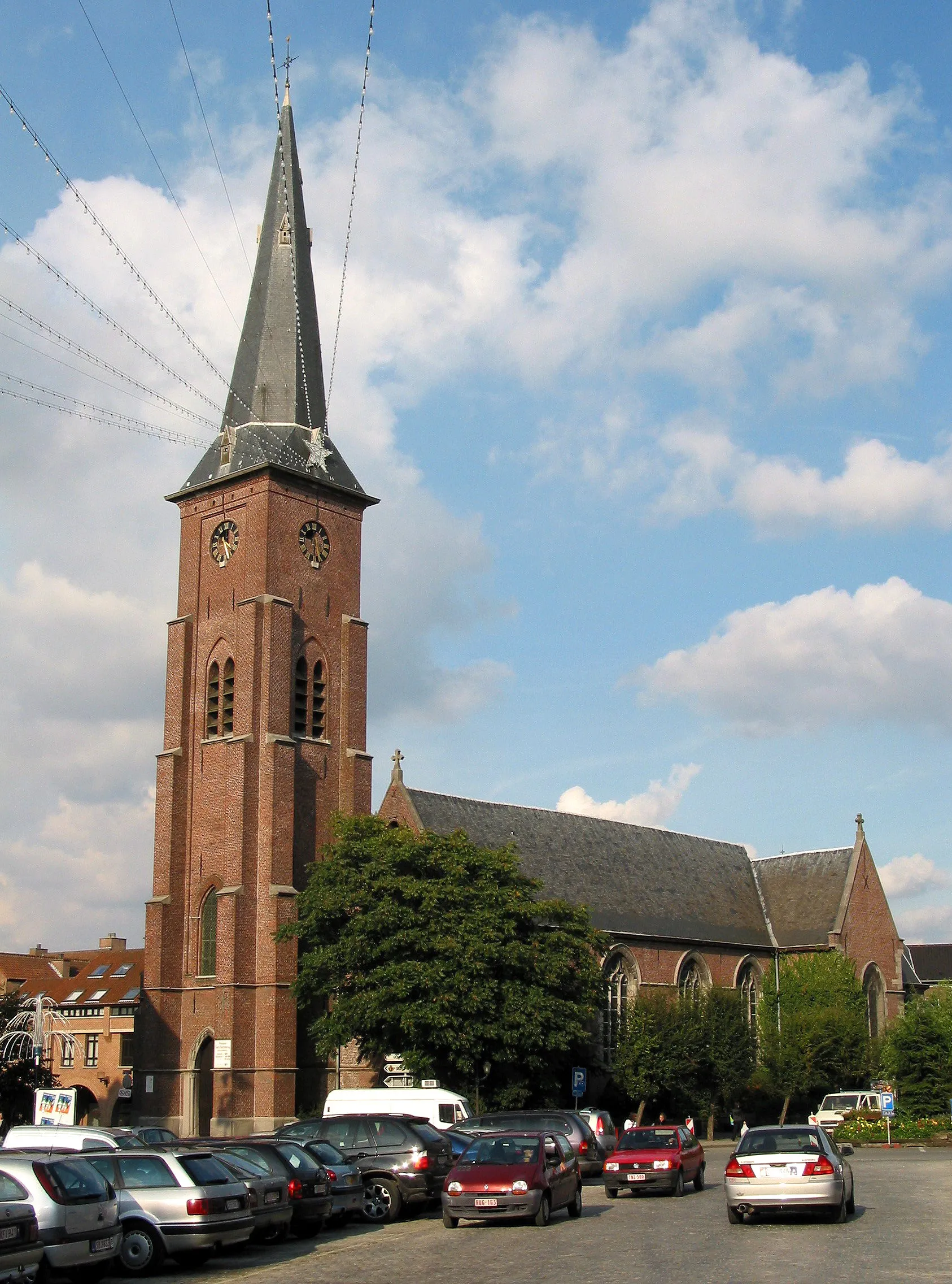Photo showing: Mouscron (Belgium),  the Saint Bartholomew's church (XV/XVIth centuries).