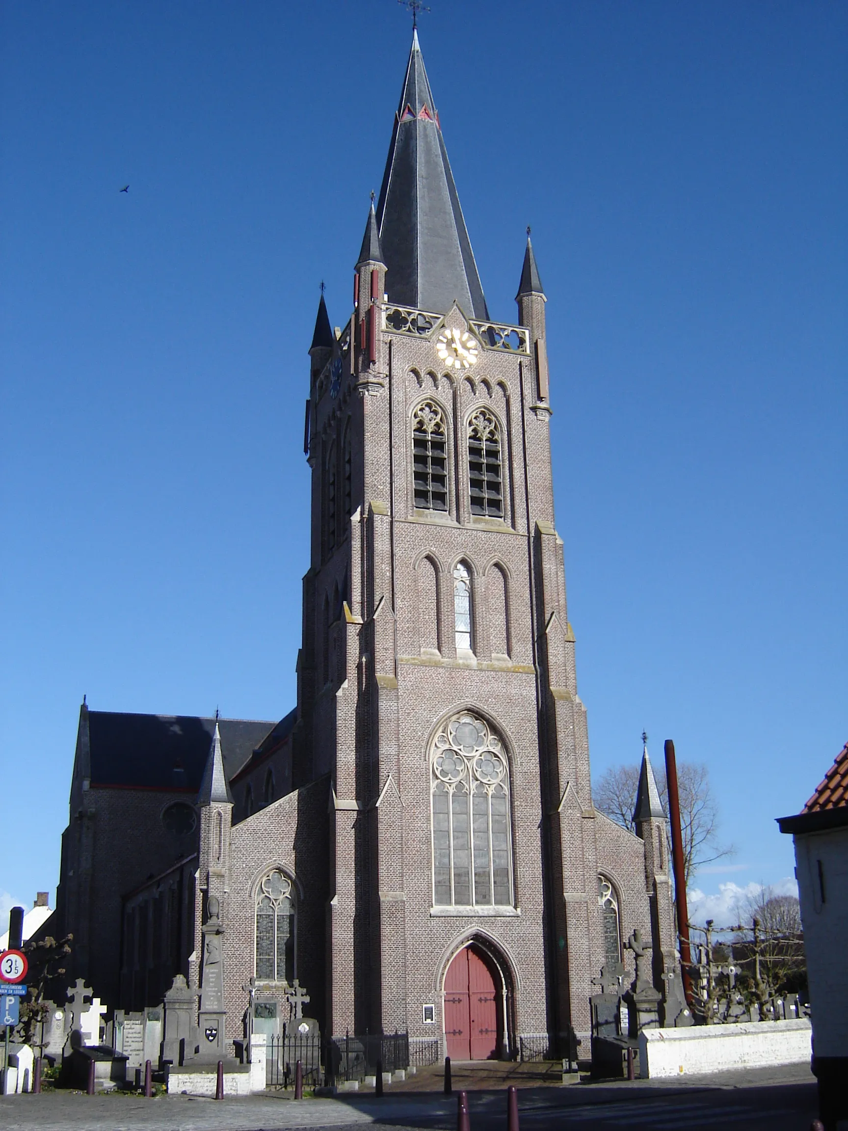 Photo showing: Sint-Blasiuskerk Church of Saint Blaise in Jabbeke, West Flanders, Belgium