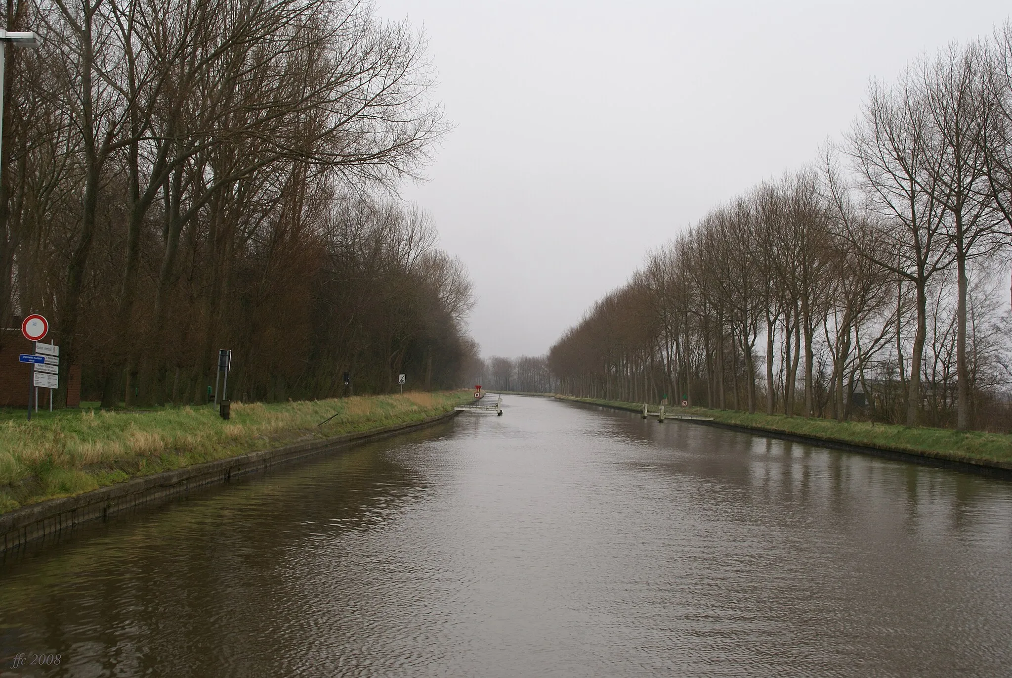 Photo showing: Nieuwege (Varsenare) (Belgium) The canal Bruges-Ostend El canal Brujes-Oostende Le canal Bruges-Ostende De Oostendse vaart Den ostensjche voart