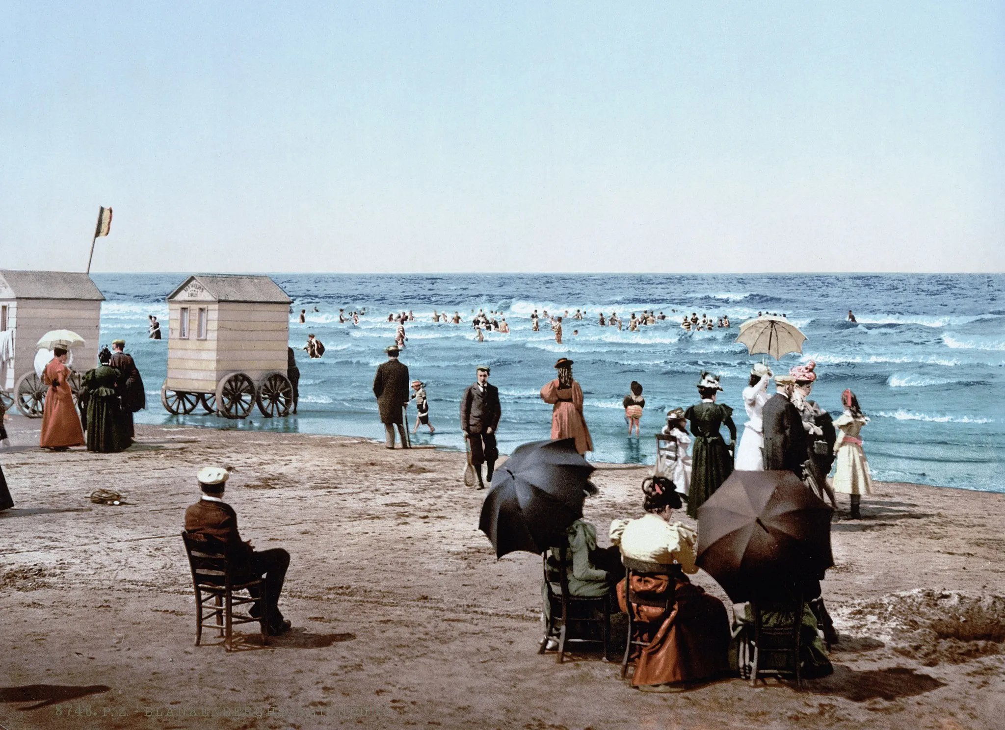 Photo showing: Belgium Blankenberge (old name: Blankenberghe), beach.