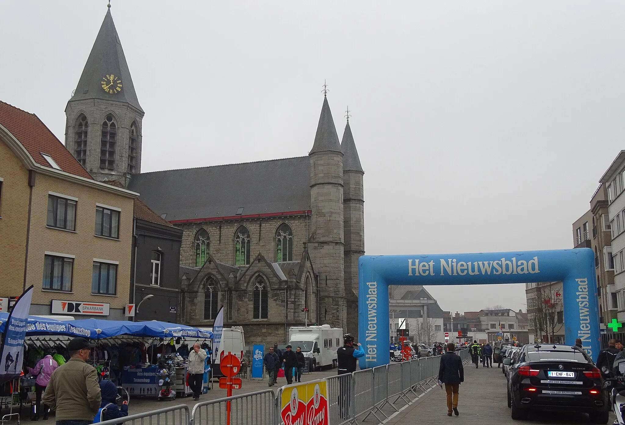 Photo showing: Reportage réalisé le mercredi 18 mars à l'occasion du départ de la Nokere Koerse 2015 à Deinze, Belgique.