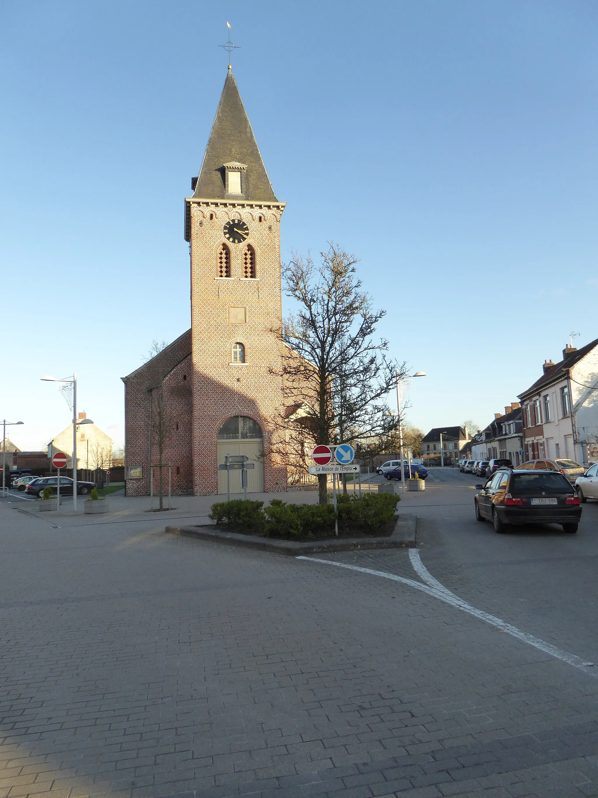 Photo showing: Le Calvaire de l'église Saint-Vaast de Leers-Nord. Estaimpuis Belgique.
