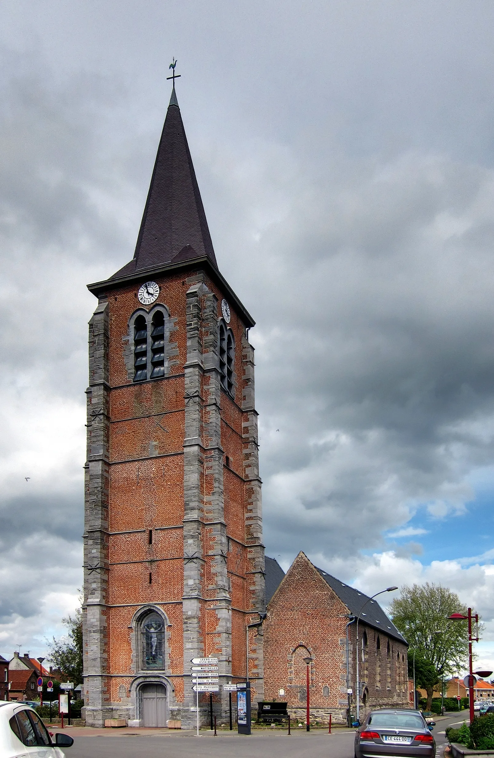 Photo showing: L'église Saint-Vaast de Leers (Nord).