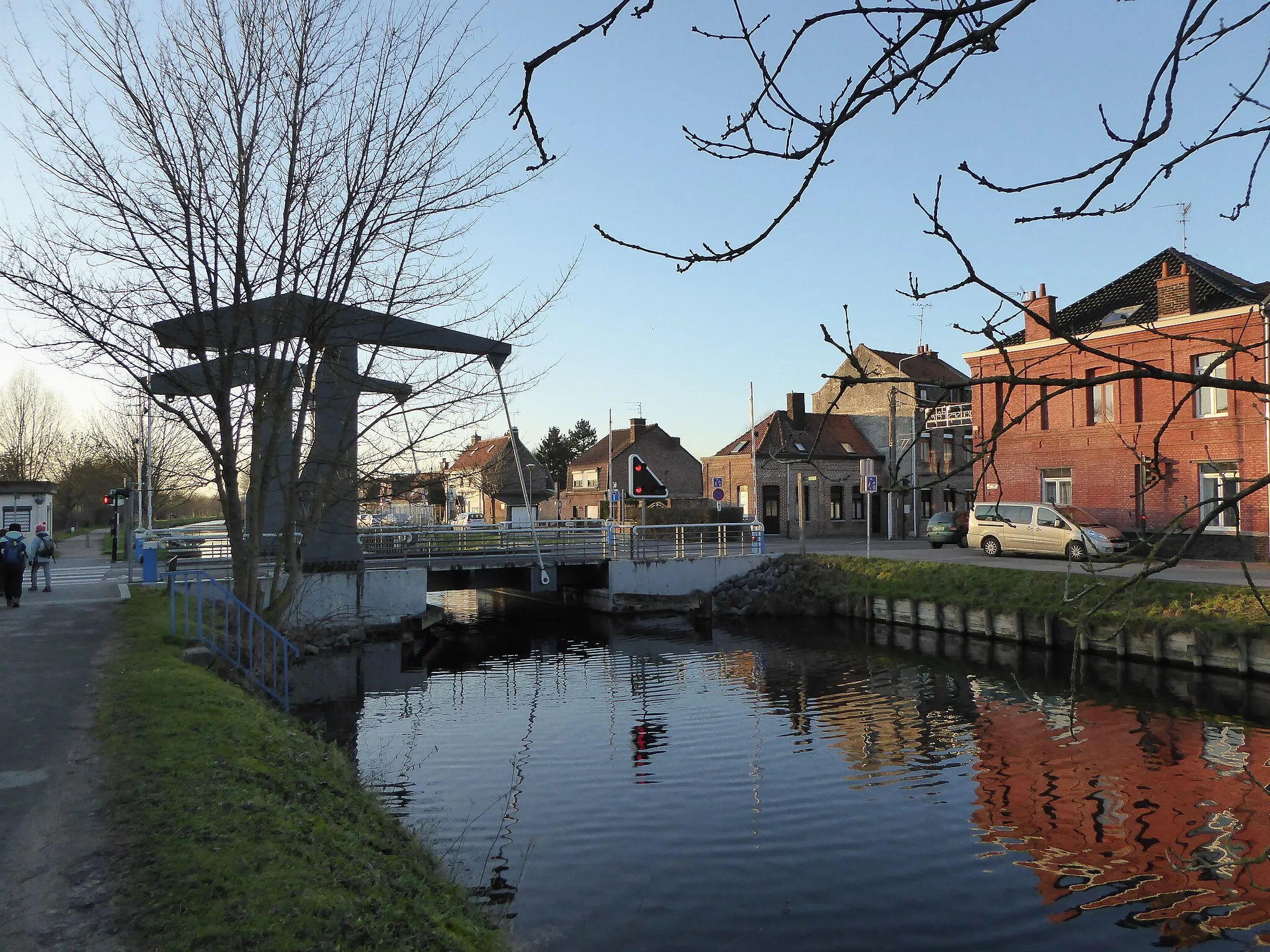 Photo showing: Leers, Canal de Roubaix, liaison Deûle (Nord de la France)– Escaut.