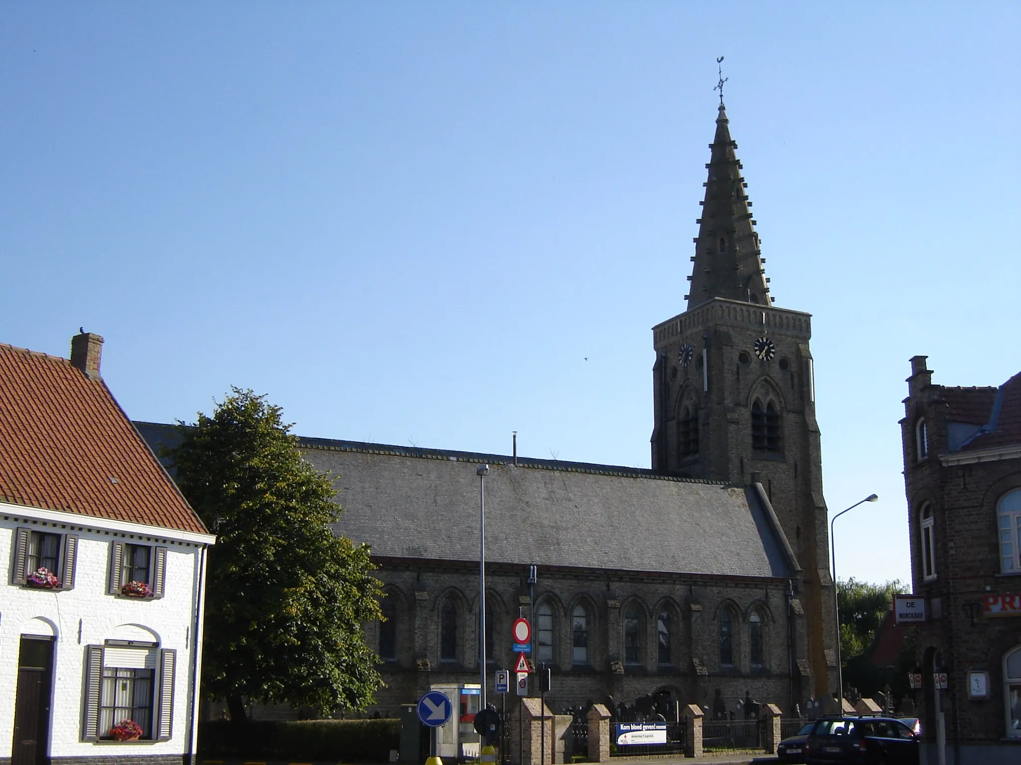 Photo showing: Church of Saint Wandrille in Beerst. Beerst, Diksmuide, West Flanders, Belgium