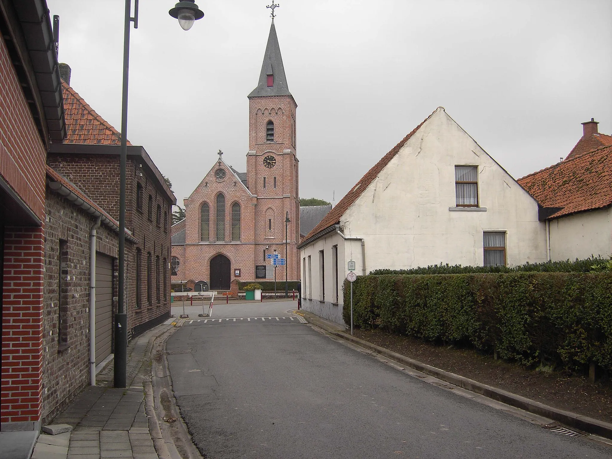 Photo showing: Church of Saint Nicolas in Meigem. Meigem, Deinze, East Flanders, Belgium
