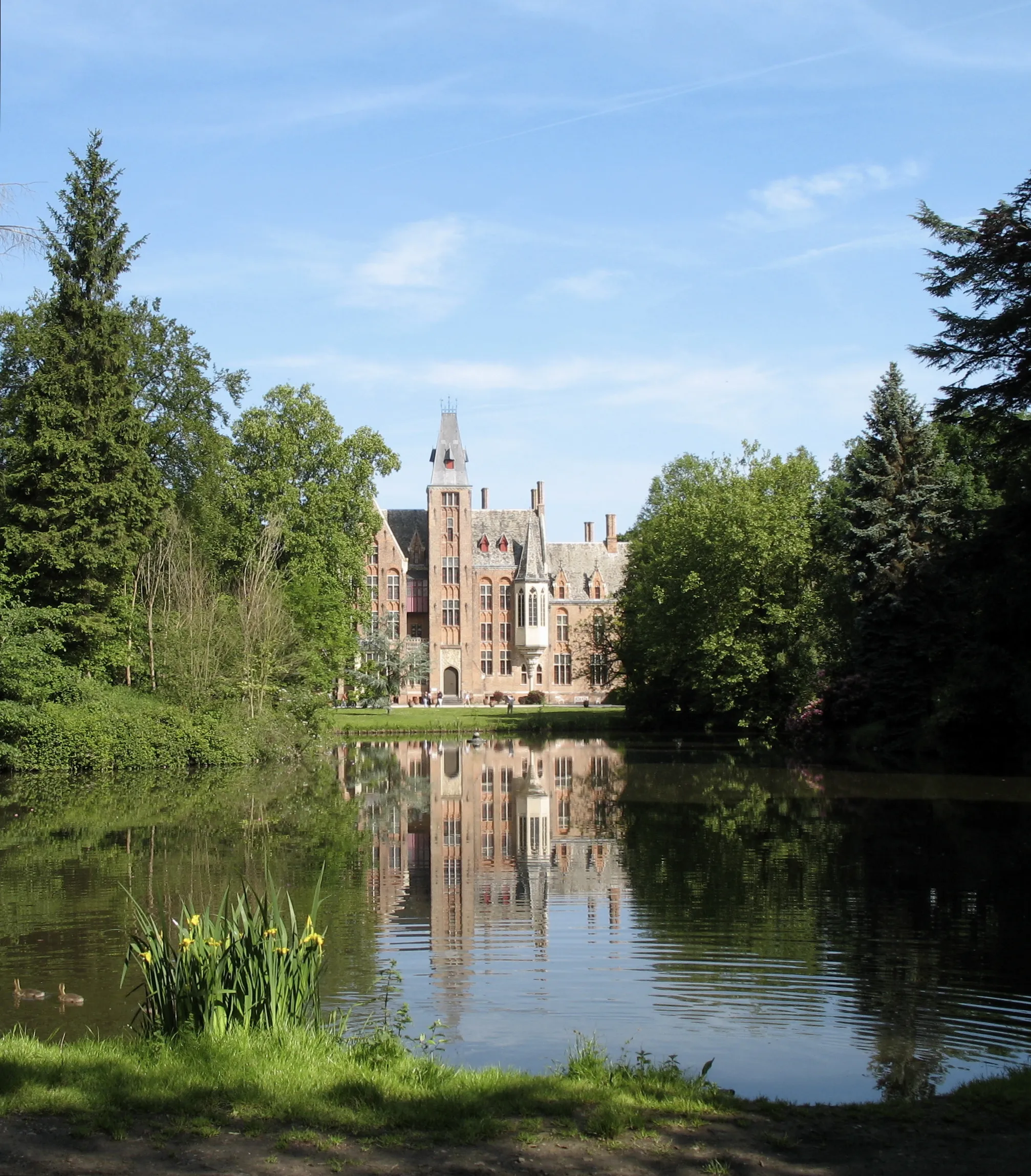 Photo showing: Castle of Loppem, near Bruges (Belgium)