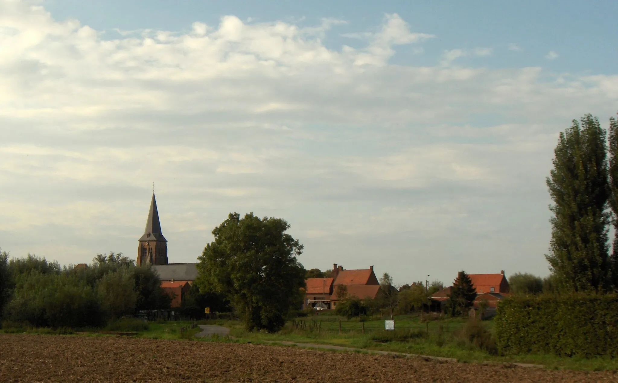 Photo showing: Wulvergem, Provinz Westflandern, Belgien. Blick von Süden