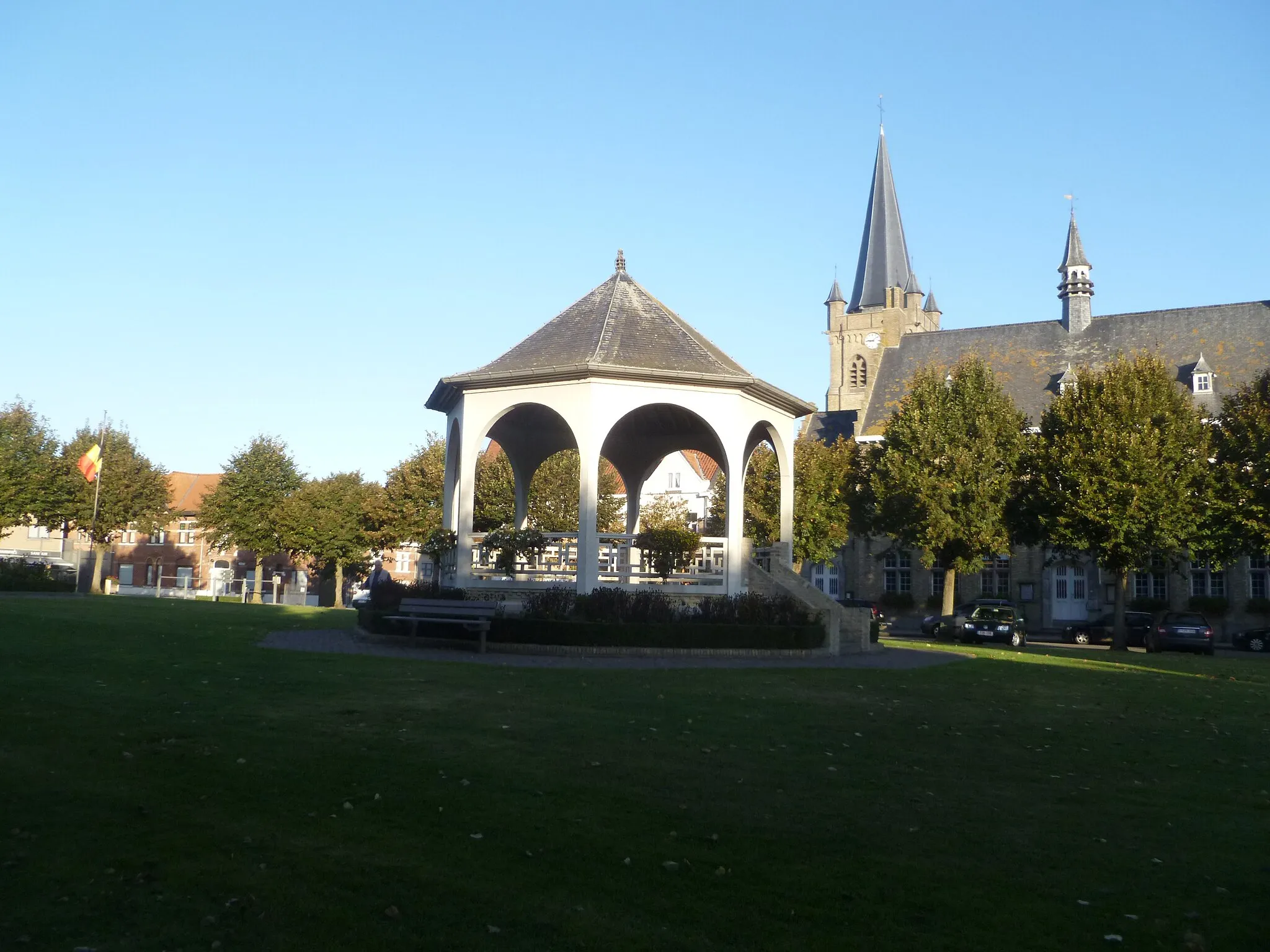 Photo showing: Marktplaats van Wijtschate, België