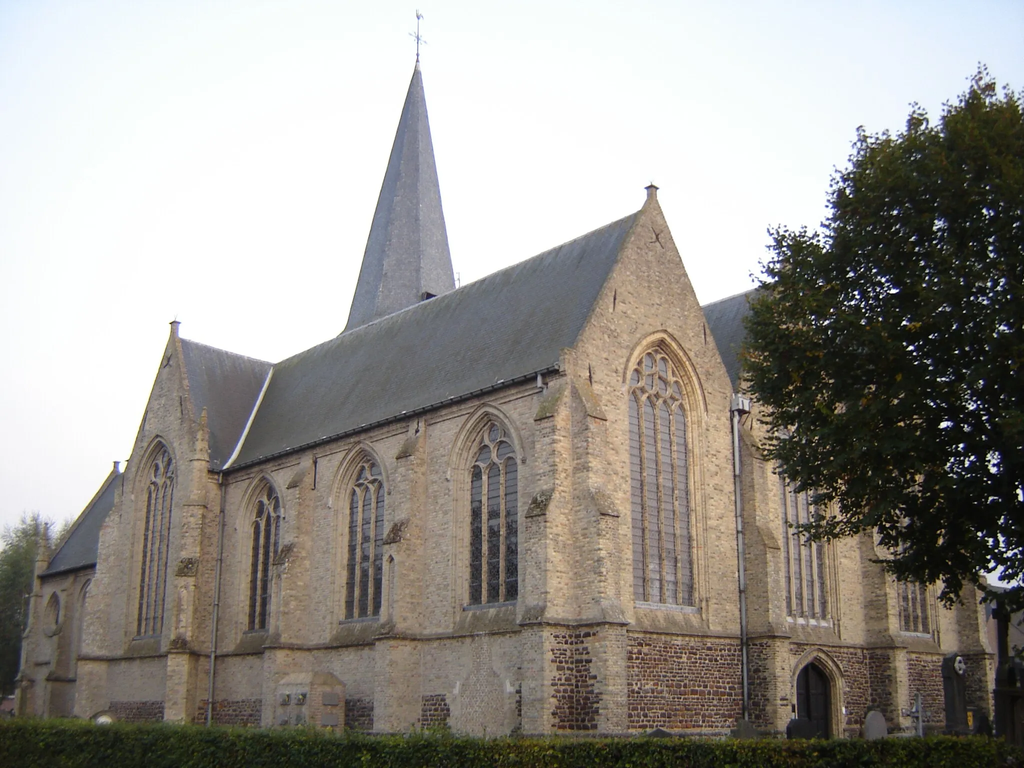 Photo showing: Church of Saint Blaise in Krombeke. Krombeke, Poperinge, West Flanders, Belgium