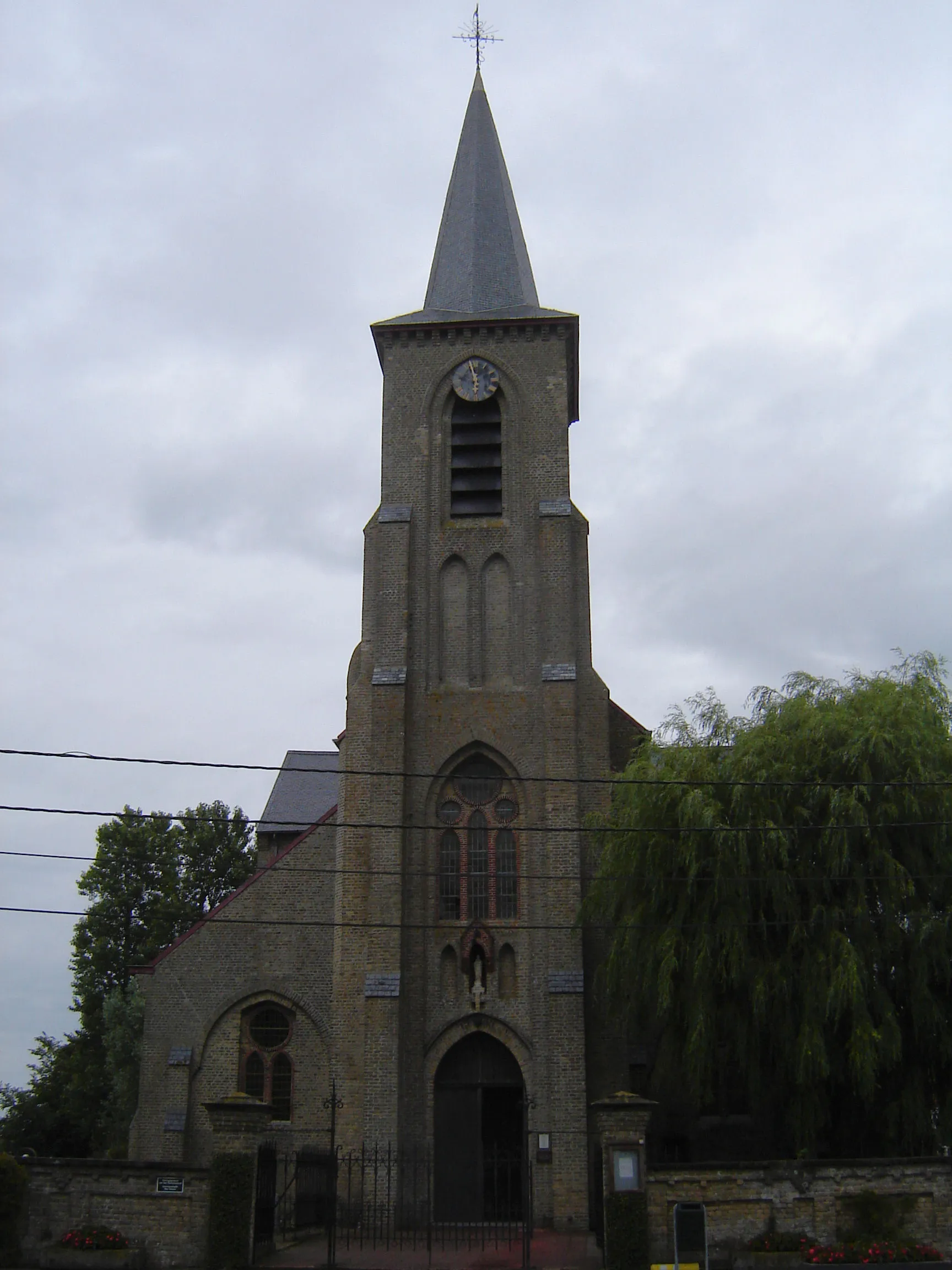 Photo showing: Church of the Beheading of Saint John in Eggewaartskapelle, Veurne, West Flanders, Belgium