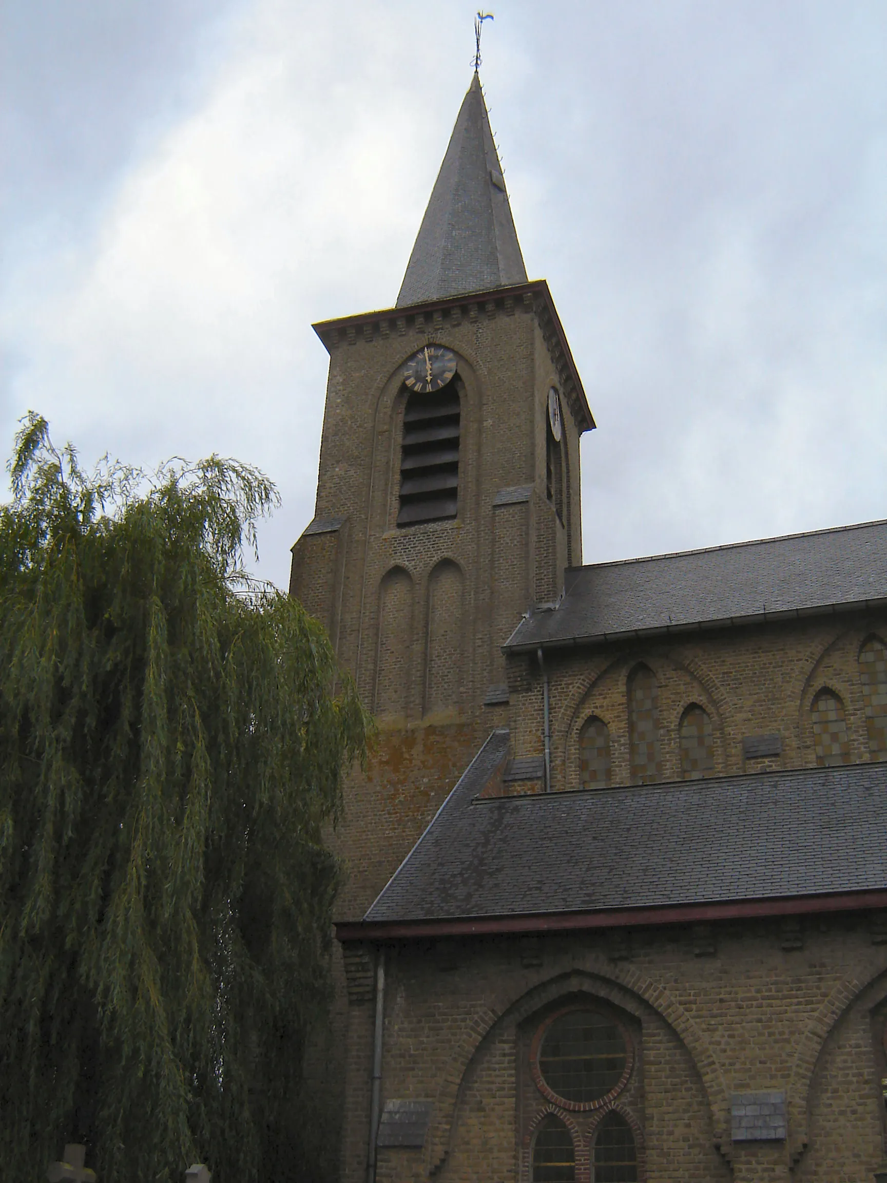 Photo showing: Church of the Beheading of Saint John in Eggewaartskapelle, Veurne, West Flanders, Belgium