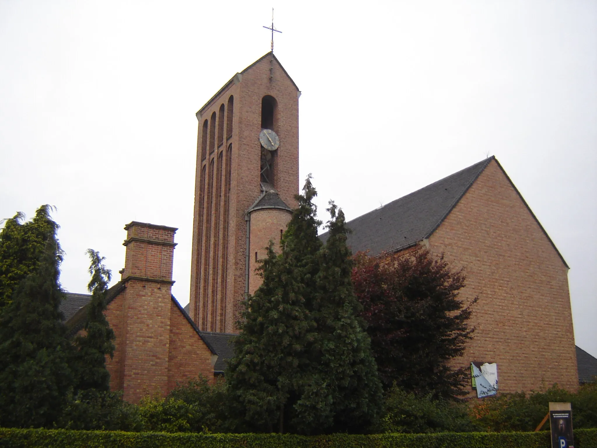 Photo showing: Church of Saint Godelina in Baliebrugge. Baliebrugge, Ruddervoorde, Oostkamp, West Flanders, Belgium