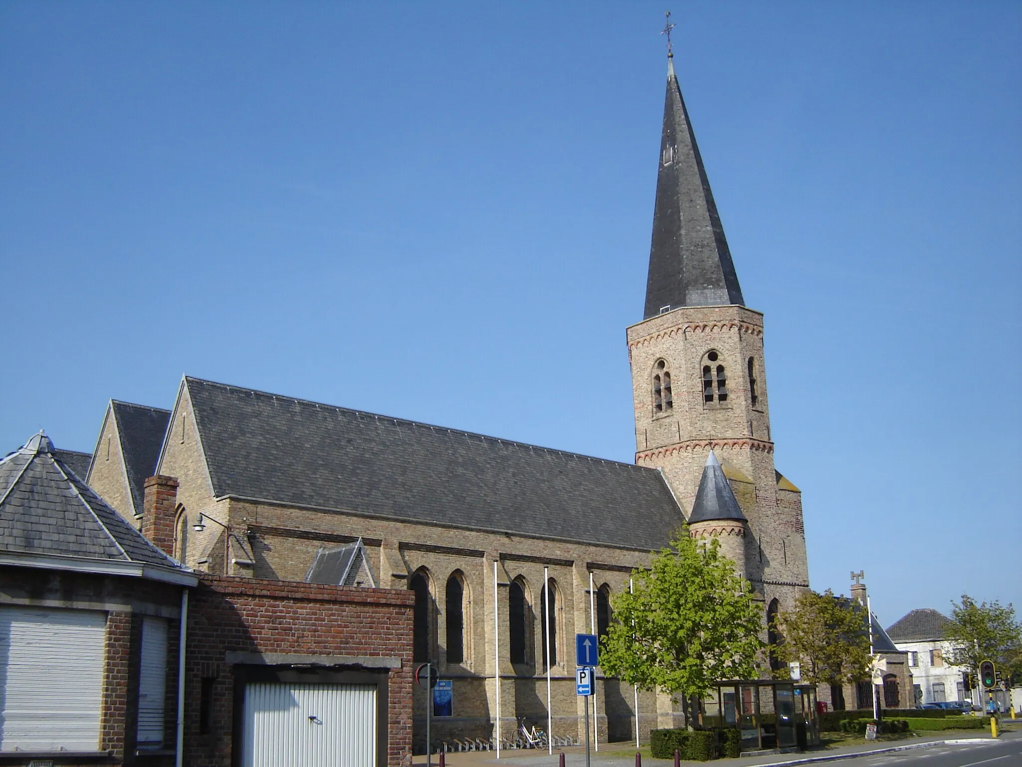 Photo showing: Sint-Audomaruskerk in Westkerke Church of Saint Audomare in Westkerke, Oudenburg, West Flanders, Belgium