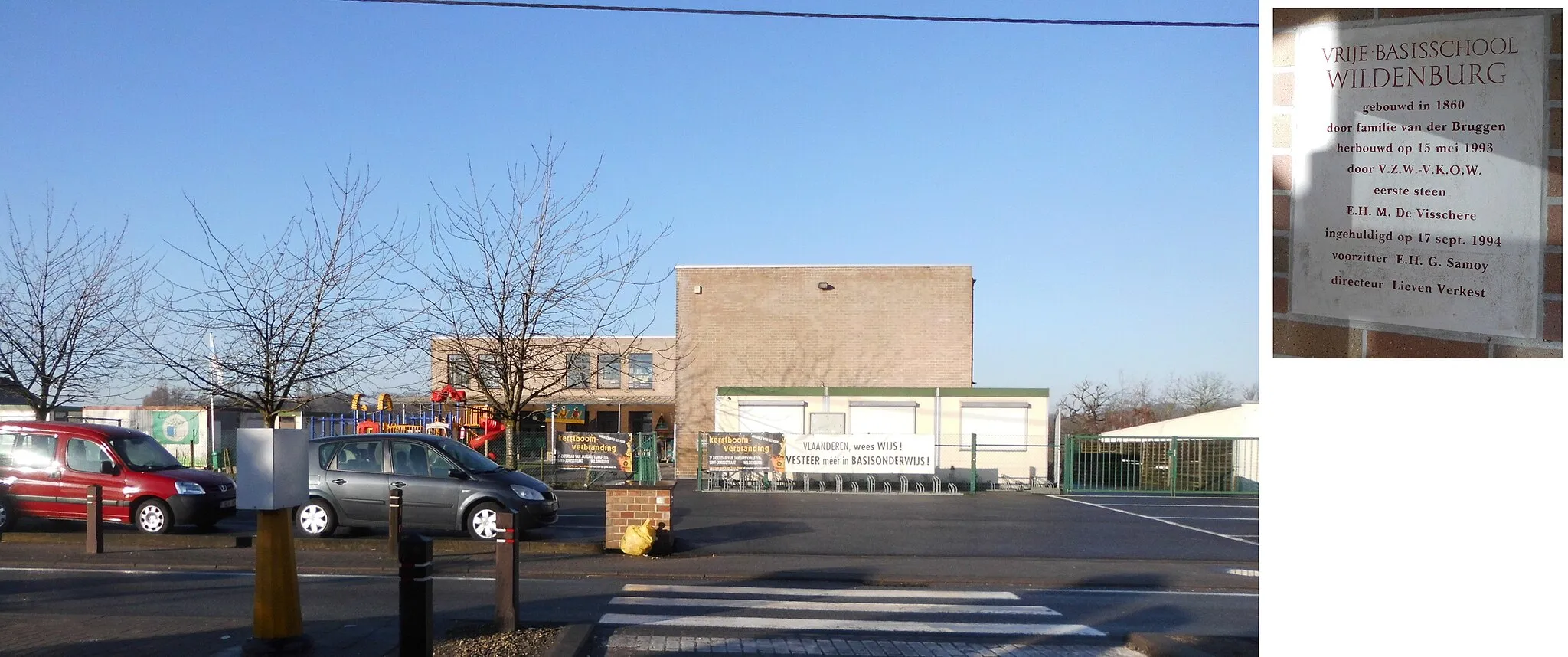 Photo showing: Vrije Basisschool Wildenburg - Beernemsesteenweg - Wildenburg - Wingene - West-Vlaanderen - België