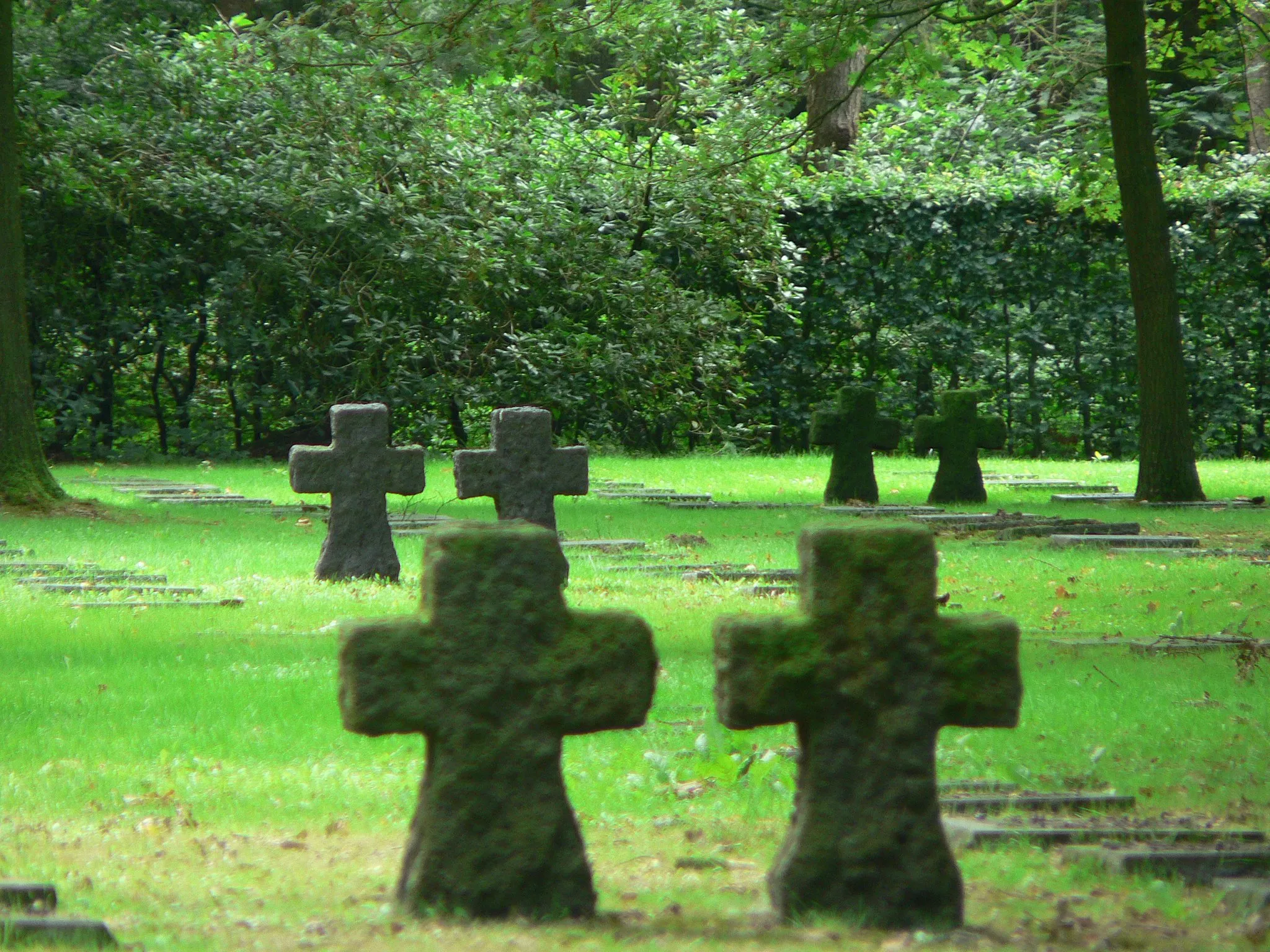 Photo showing: Military cemetery, Vladslo, Flanders