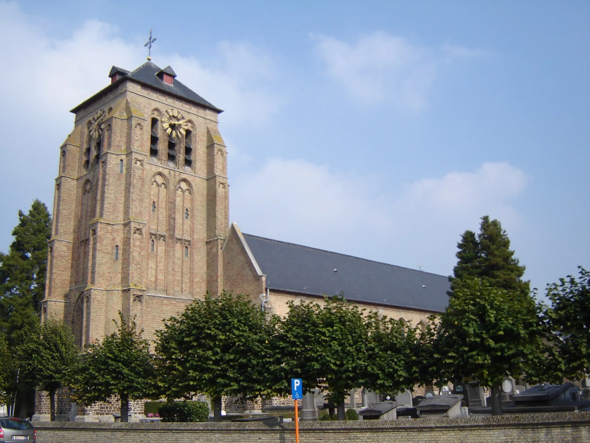 Photo showing: Church of Saint Catherine in Zillebeke. Zillebeke, Ieper, West Flanders, Belgium