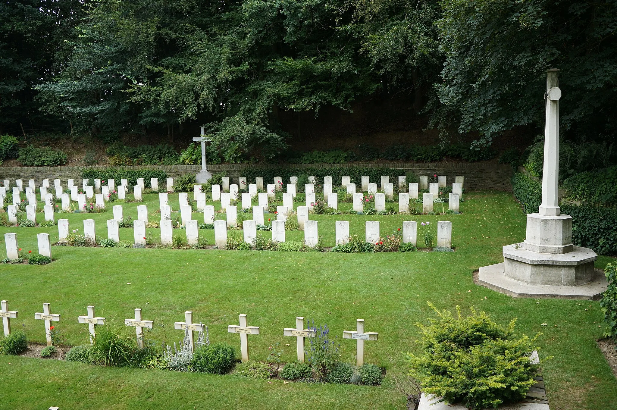 Photo showing: Cimetière Militaire Anglais 14-18 Saint-Jans-Cappel, Nord, France