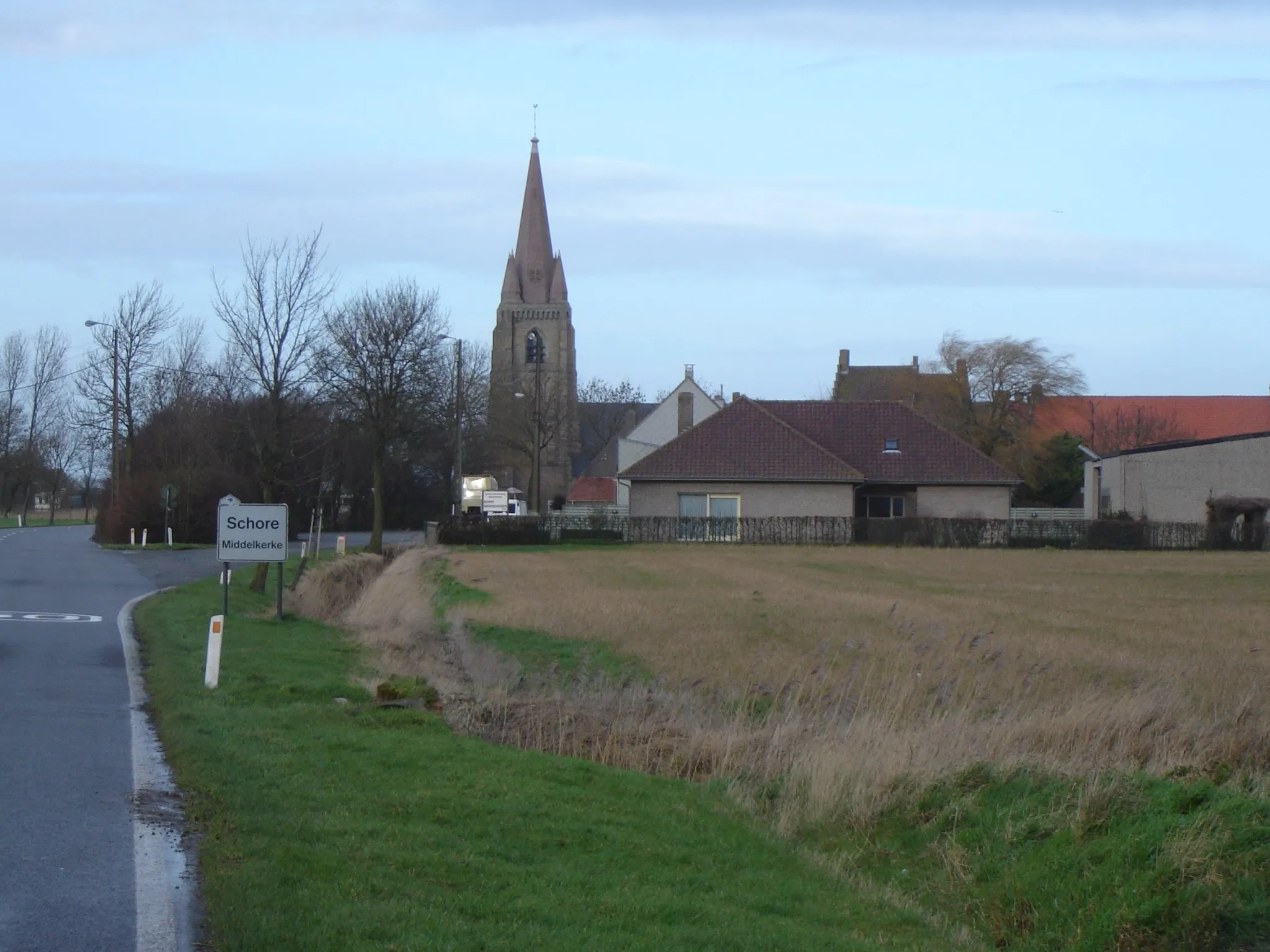 Photo showing: Village of Schore in Middelkerke, West Flanders, Belgium