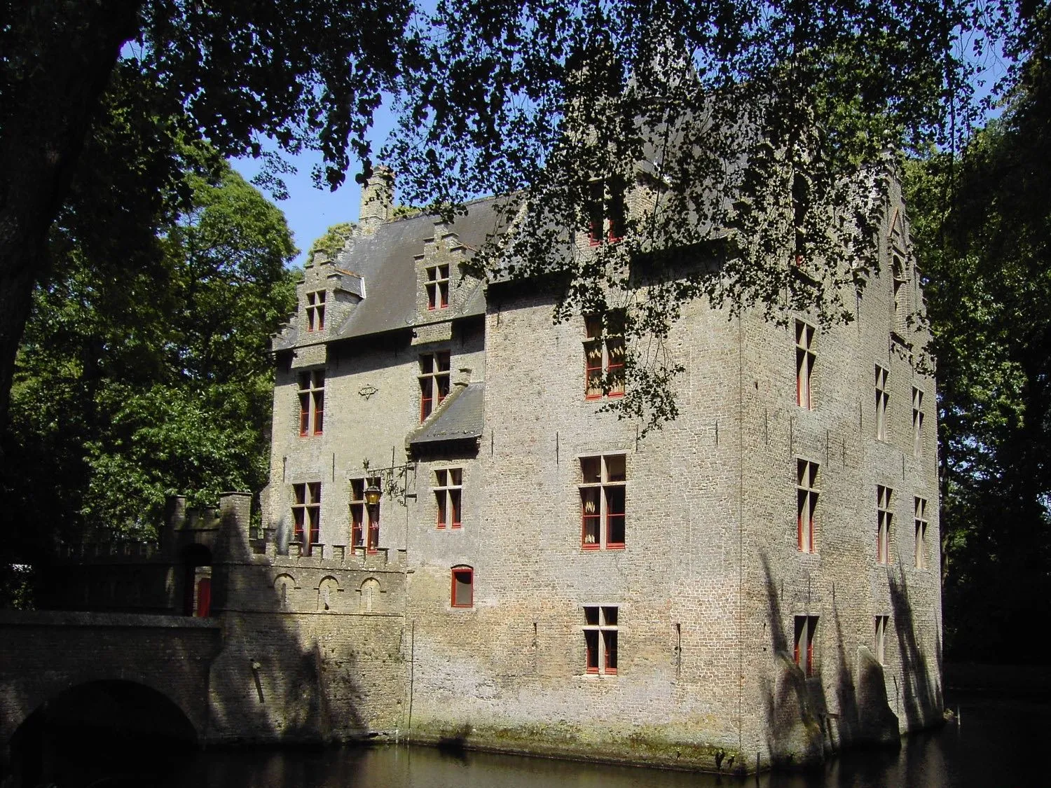 Photo showing: Castle of Beauvoorde in Wulveringem/Beauvoorde, Veurne, Belgium