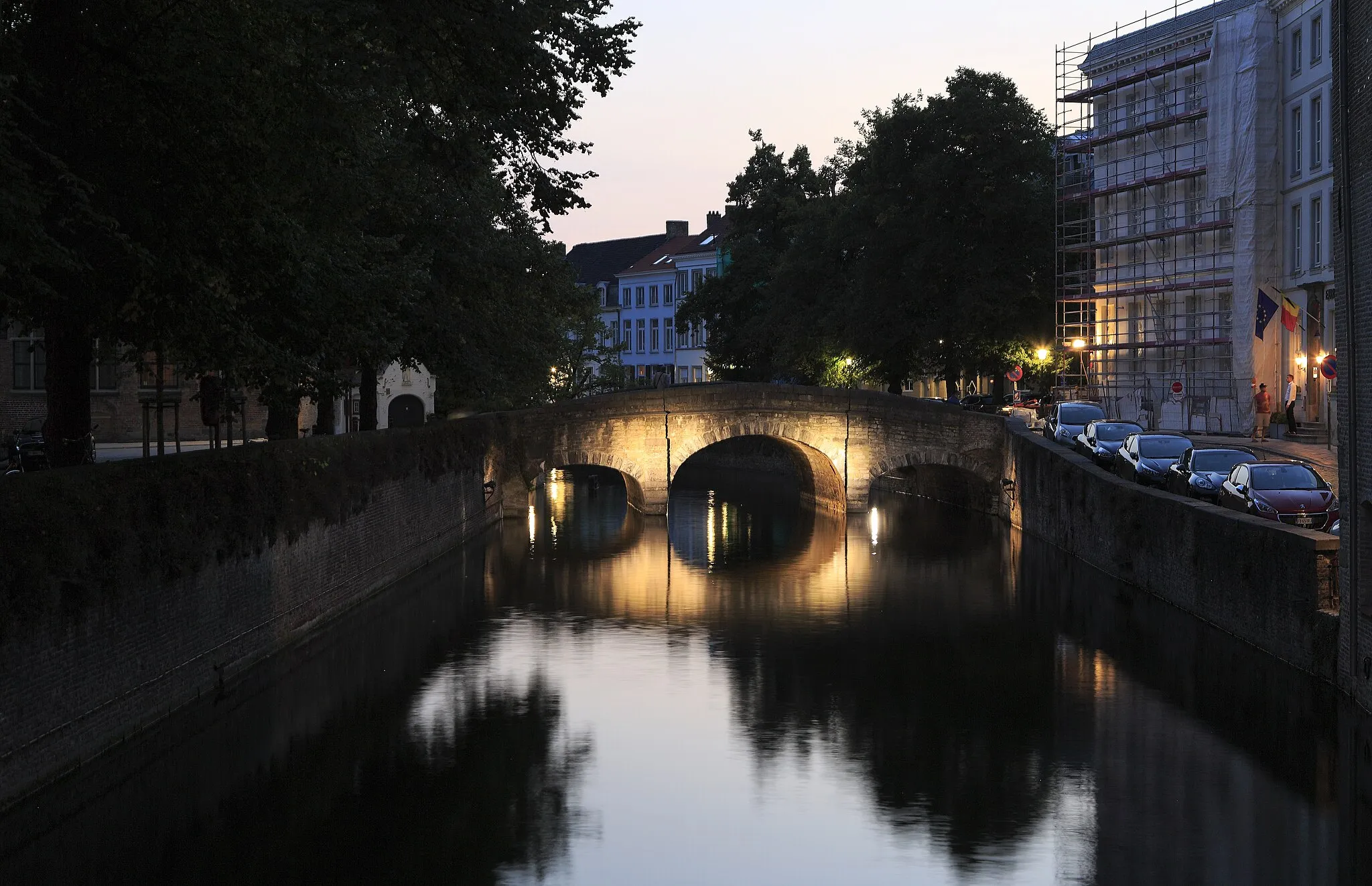 Photo showing: Ansicht von Westen am Abend; Kamerastandort war die Torenbrug.