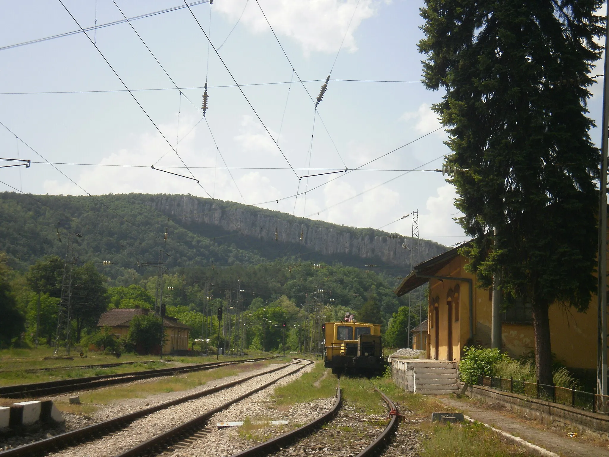 Photo showing: Tsareva livada Railway Station, Bulgaria