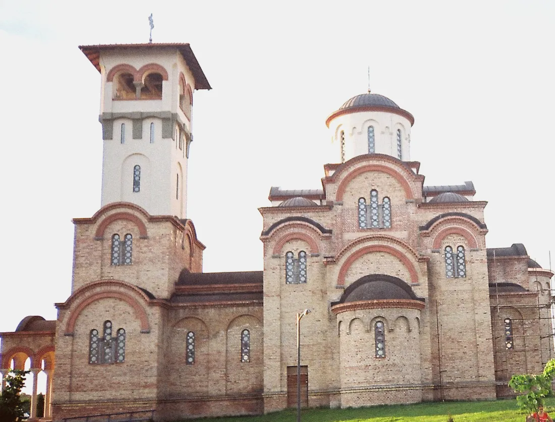Photo showing: Orthodox church in Slana Bara neighborhood of Novi Sad.