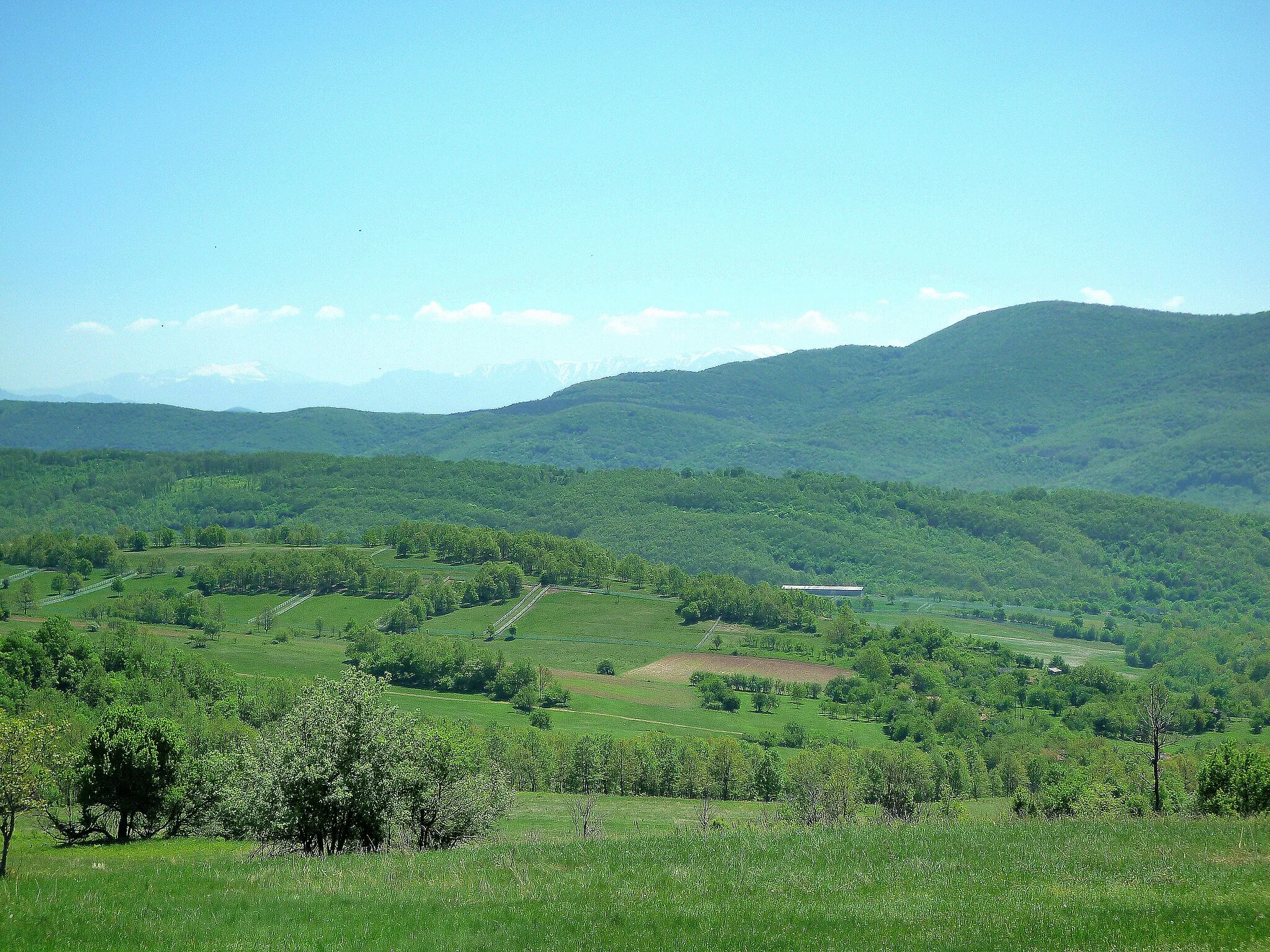 Photo showing: Panorama of village Sokolovo