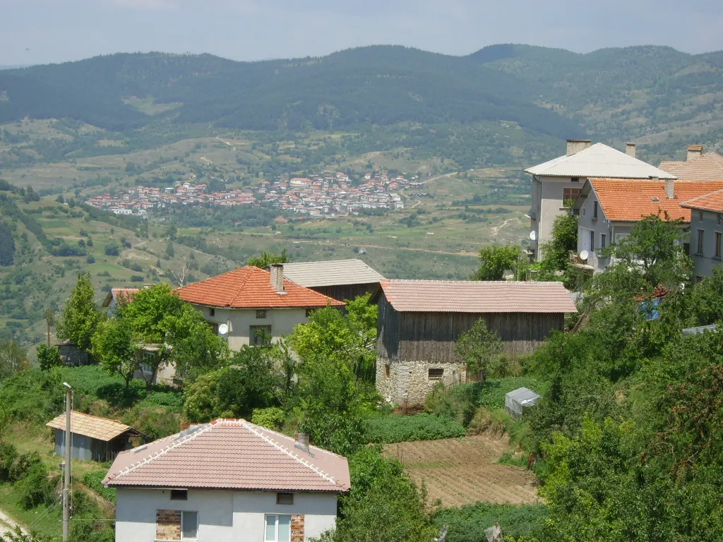 Photo showing: Село Црънча - изглед към село Ваклиново