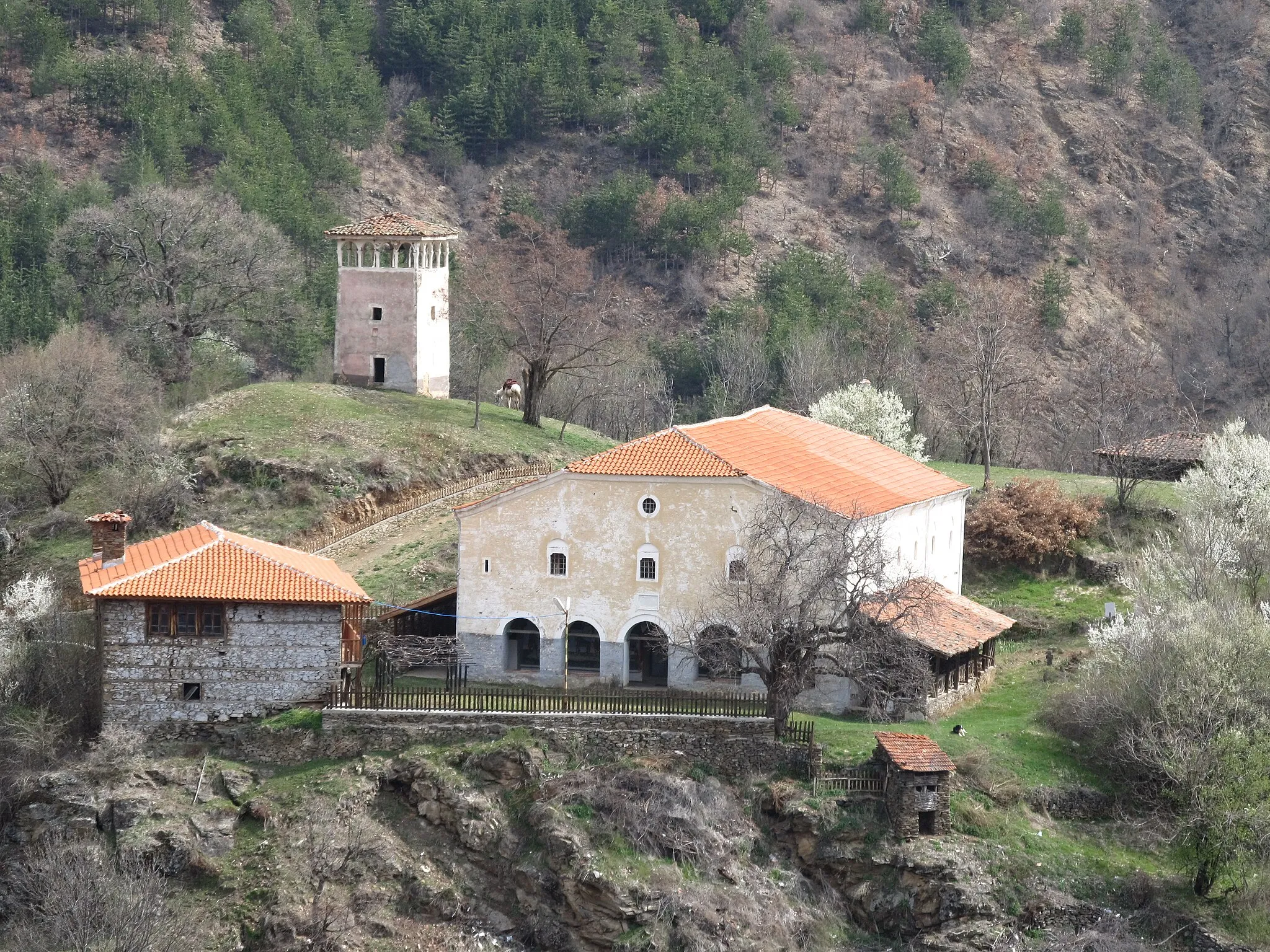 Photo showing: Chourilovo Monastery "St.George", Ograzhden,  Bulgaria