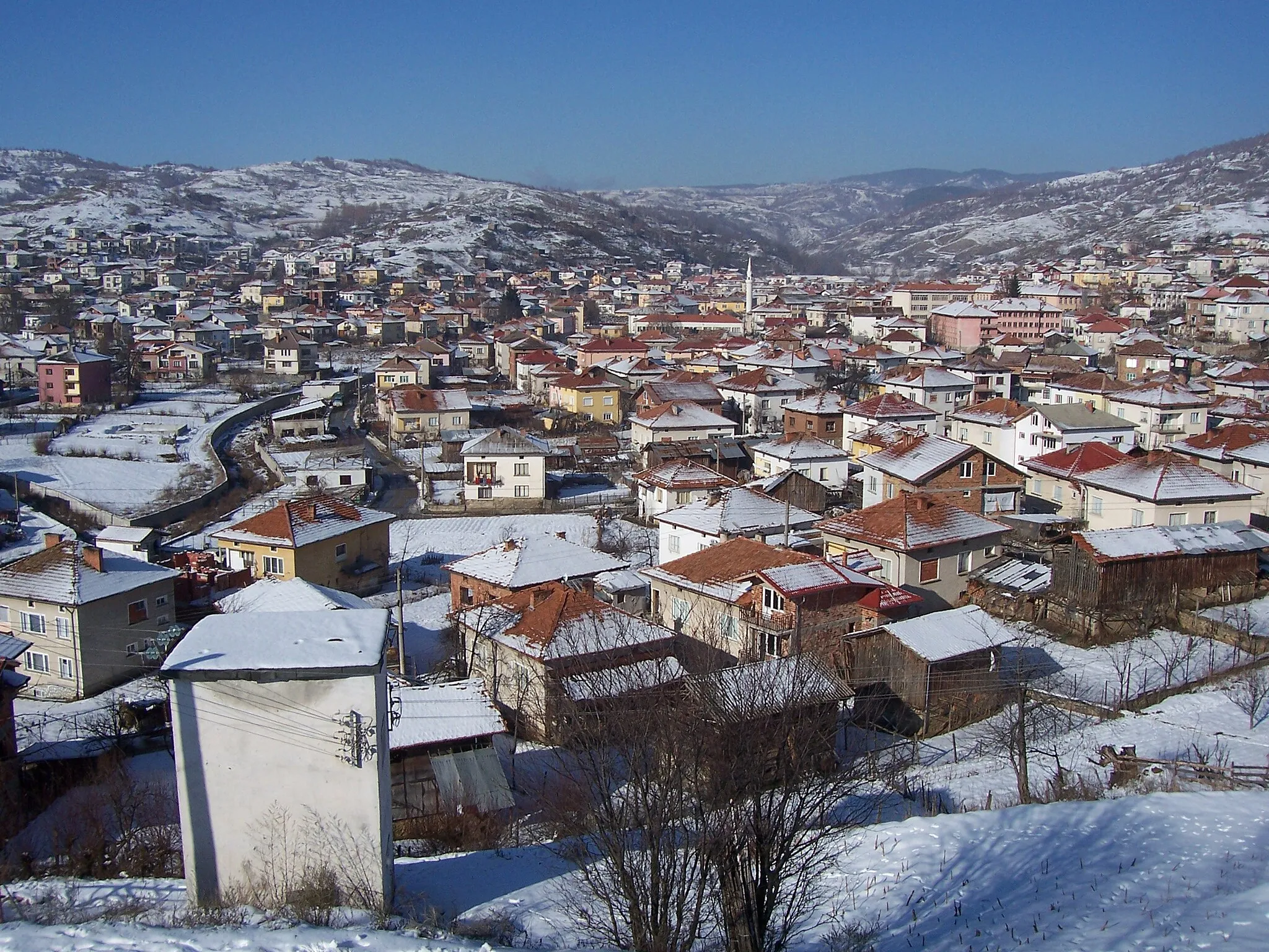 Photo showing: The central part of the village of Kochan.