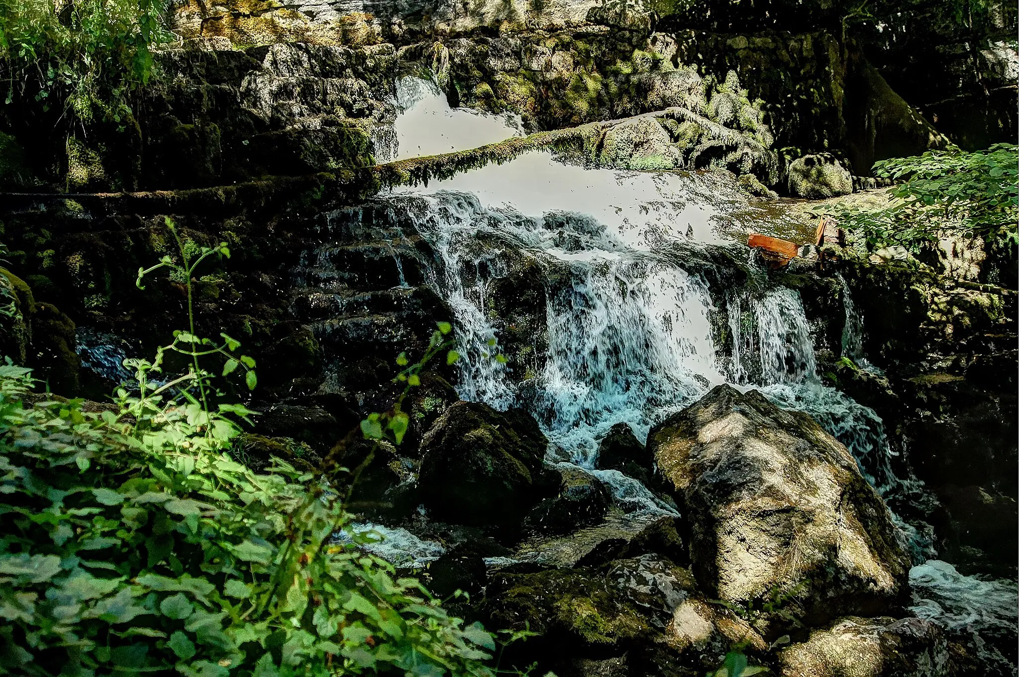 Photo showing: Lakatnishki skali - Karst spring Zhitolyub