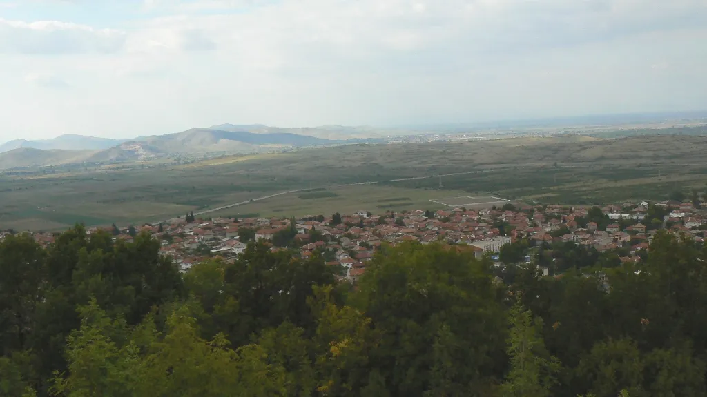 Photo showing: Perushtitsa, Bulgaria, as seen from the heights