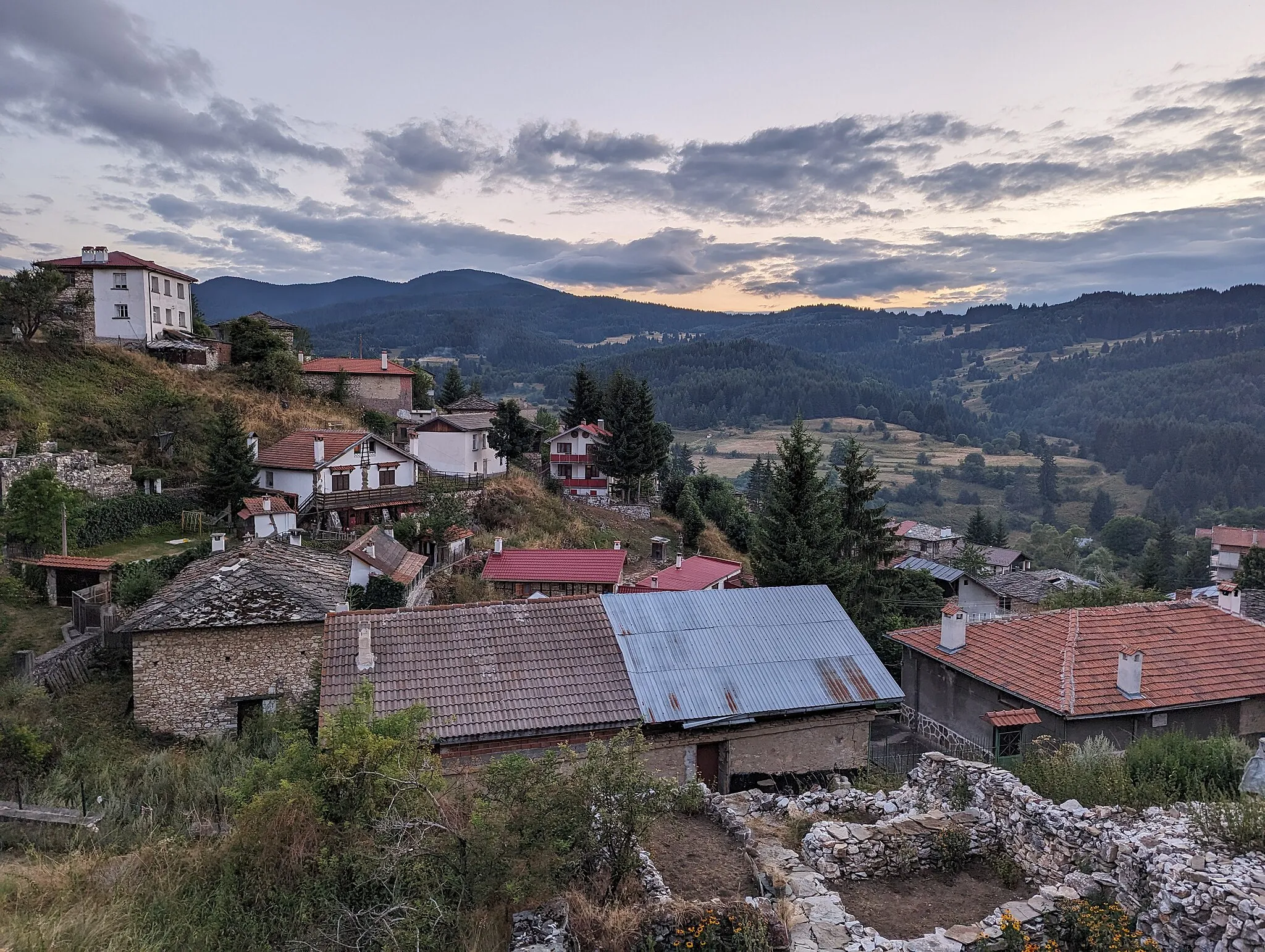 Photo showing: Houses in Lilkovo