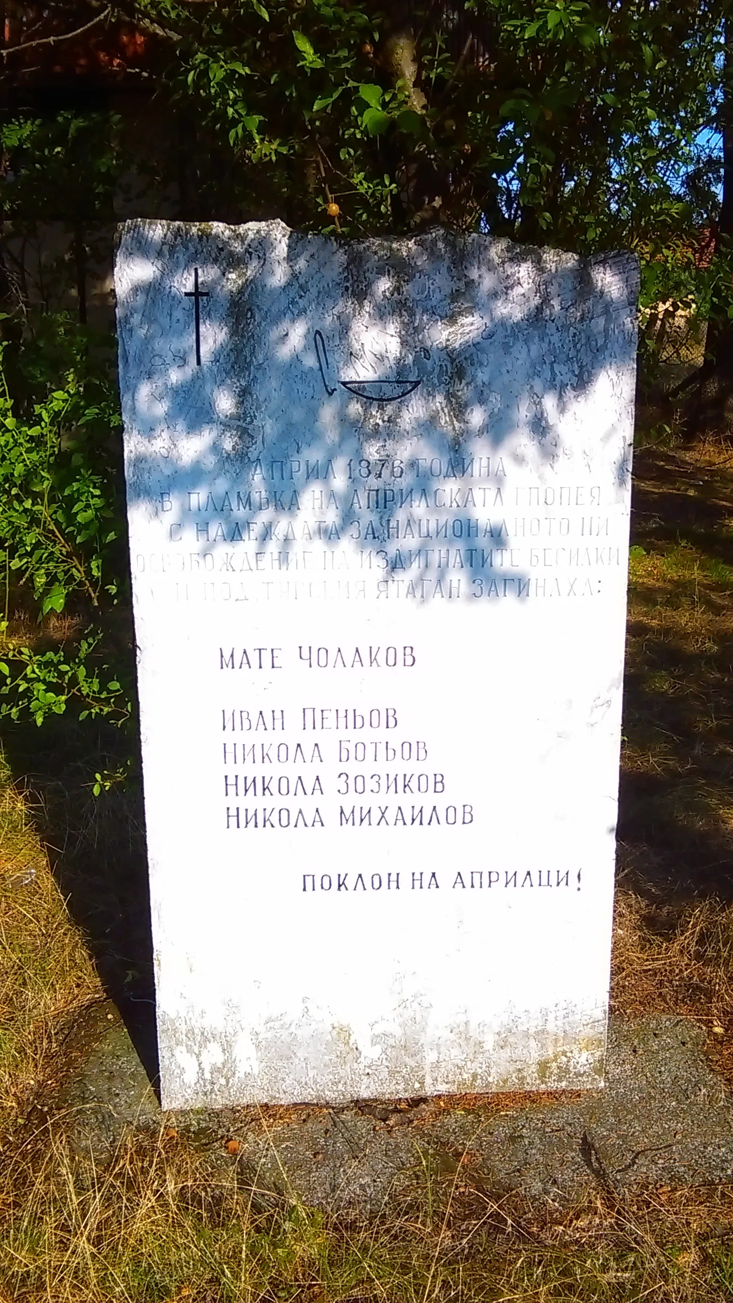 Photo showing: April uprising memorial in Dolna mahala village, Bulgaria