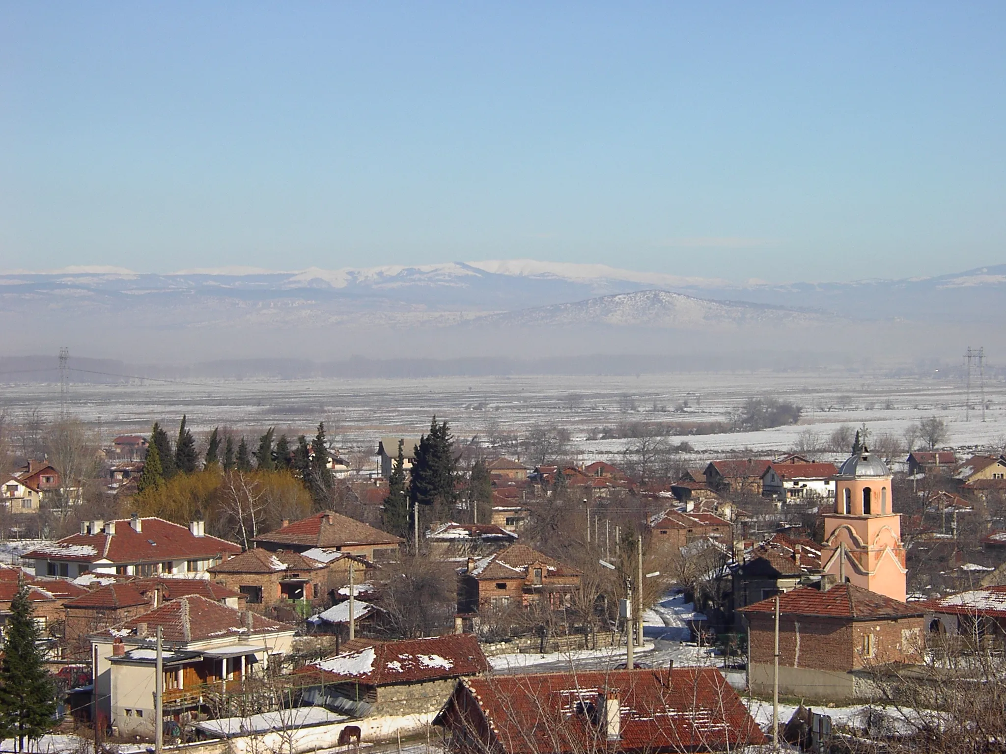 Photo showing: Panorama view of village Vetren dol, Bulgaria
