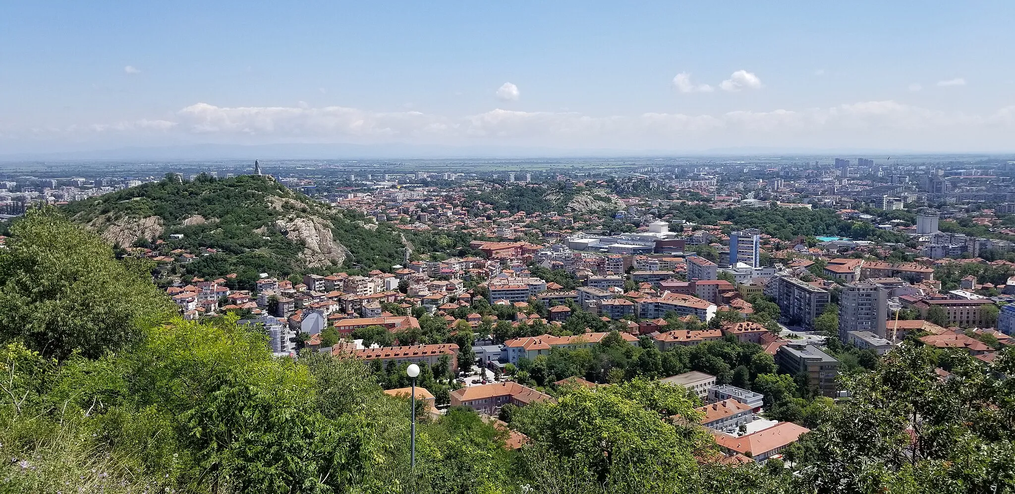 Photo showing: View from Dzhendem Hill in Plovdiv