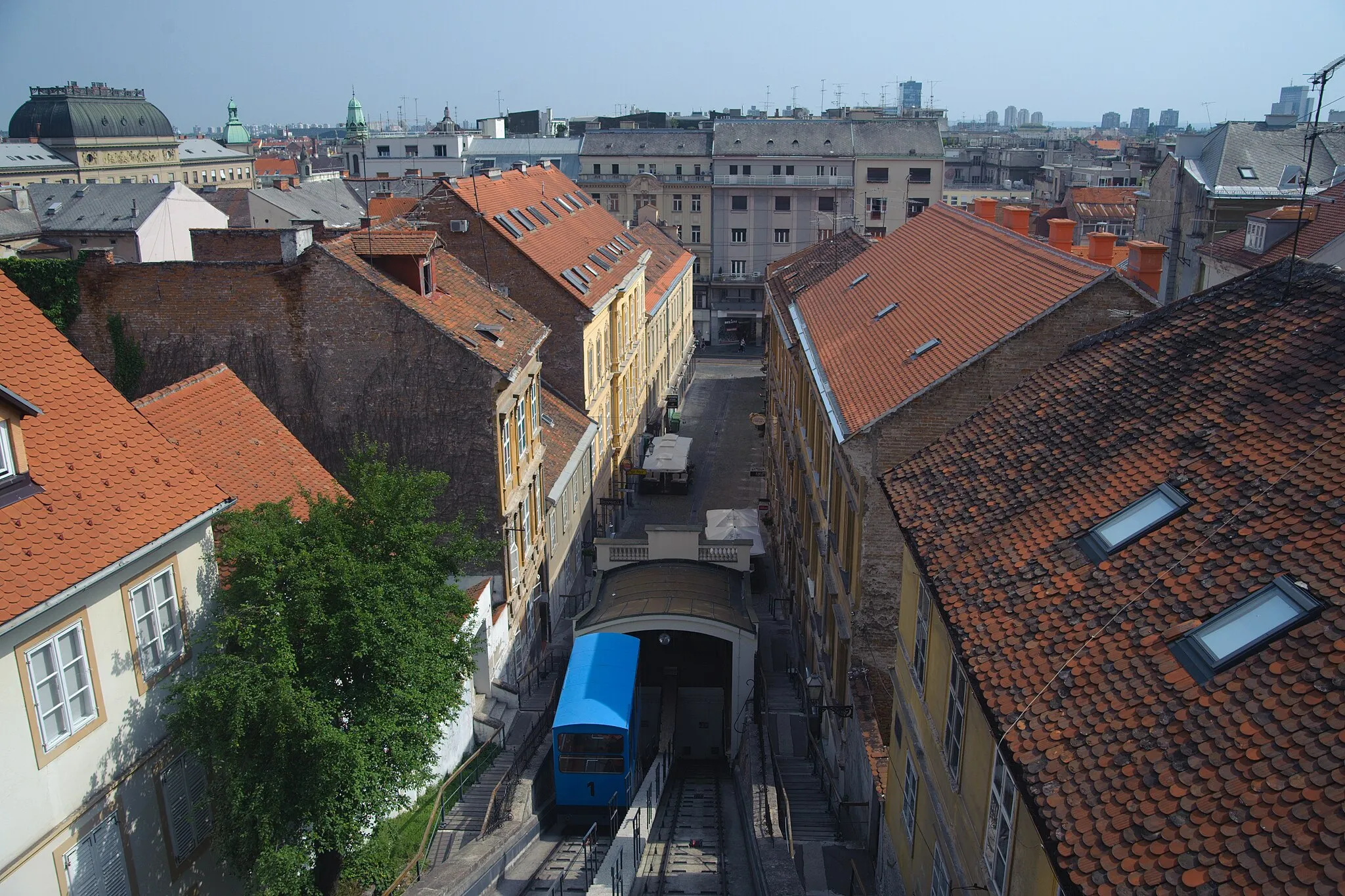 Photo showing: Zagreb Funicular.