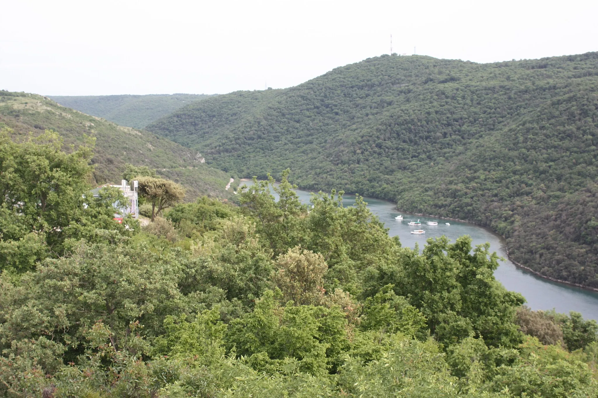 Photo showing: View to the Limski channel